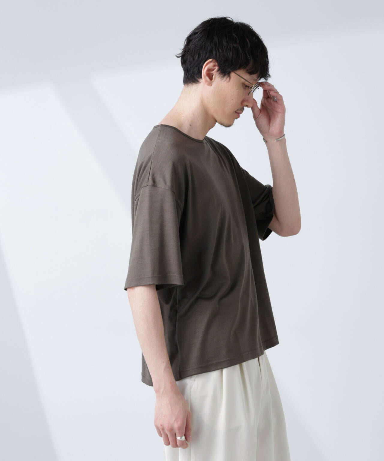 ALL-DAYS COMFORT 100% WOOL」 エレガンスTEE | NANO universe（ナノ