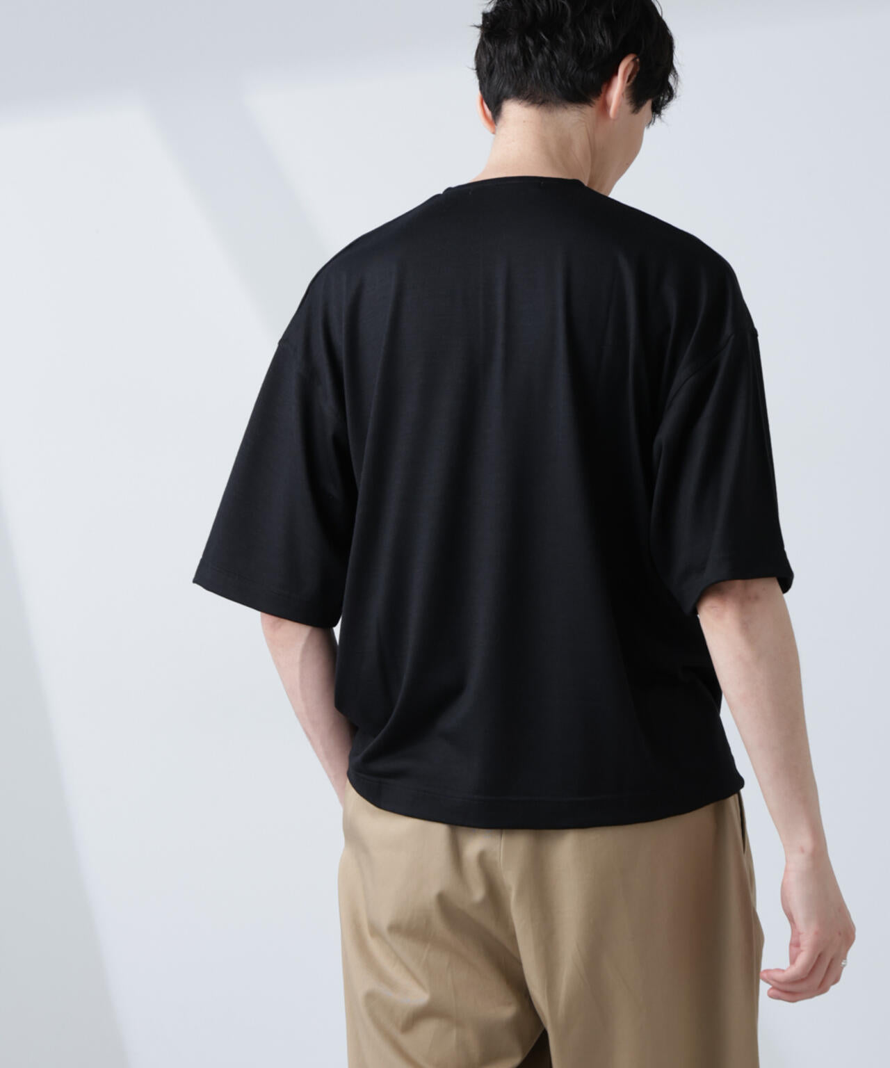 ALL-DAYS COMFORT 100% WOOL」 ヘンリーネックTEE | NANO universe