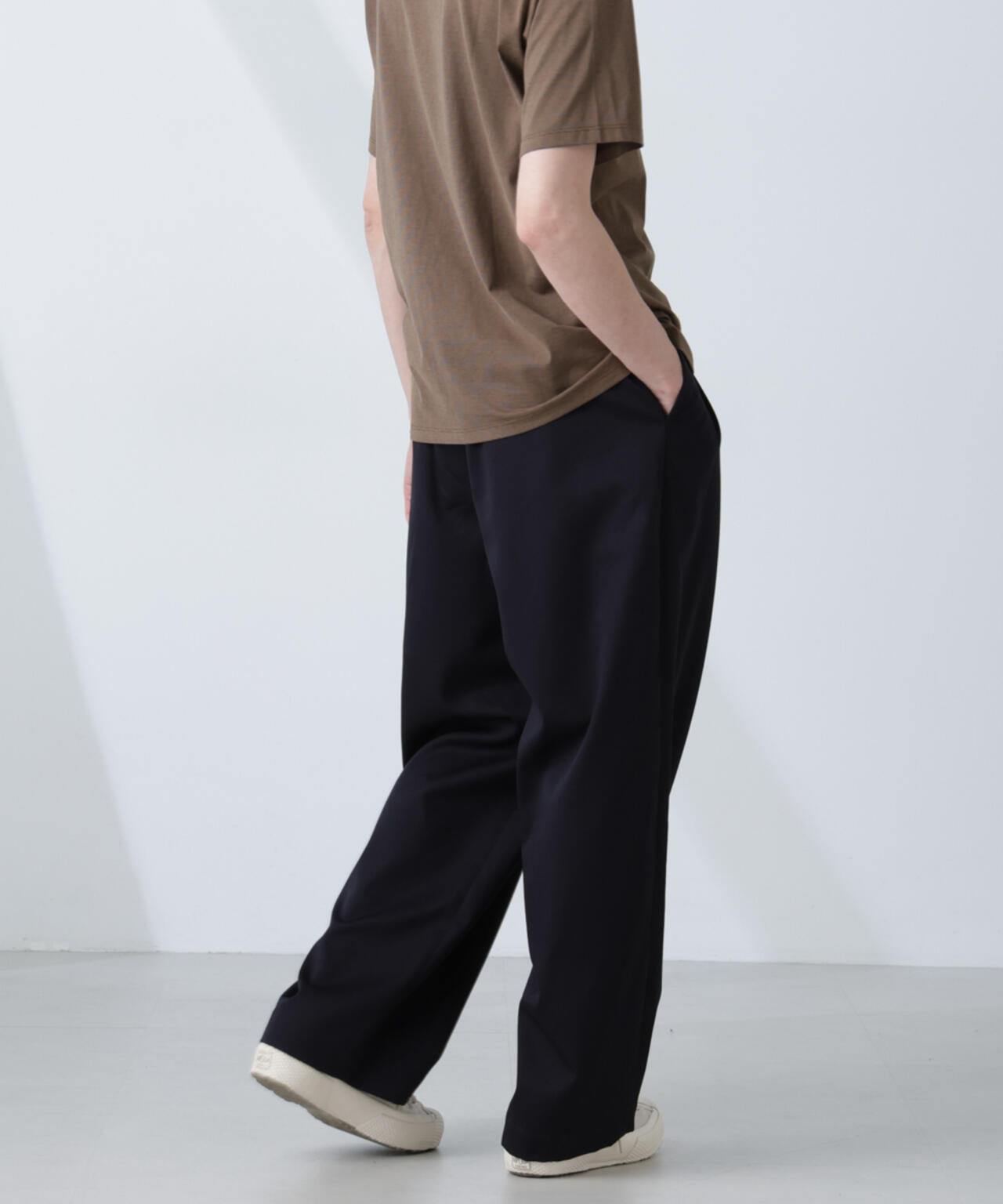 極美品】BEAMS+ 2タック ワイド テーパード トラウザーズパンツ XL