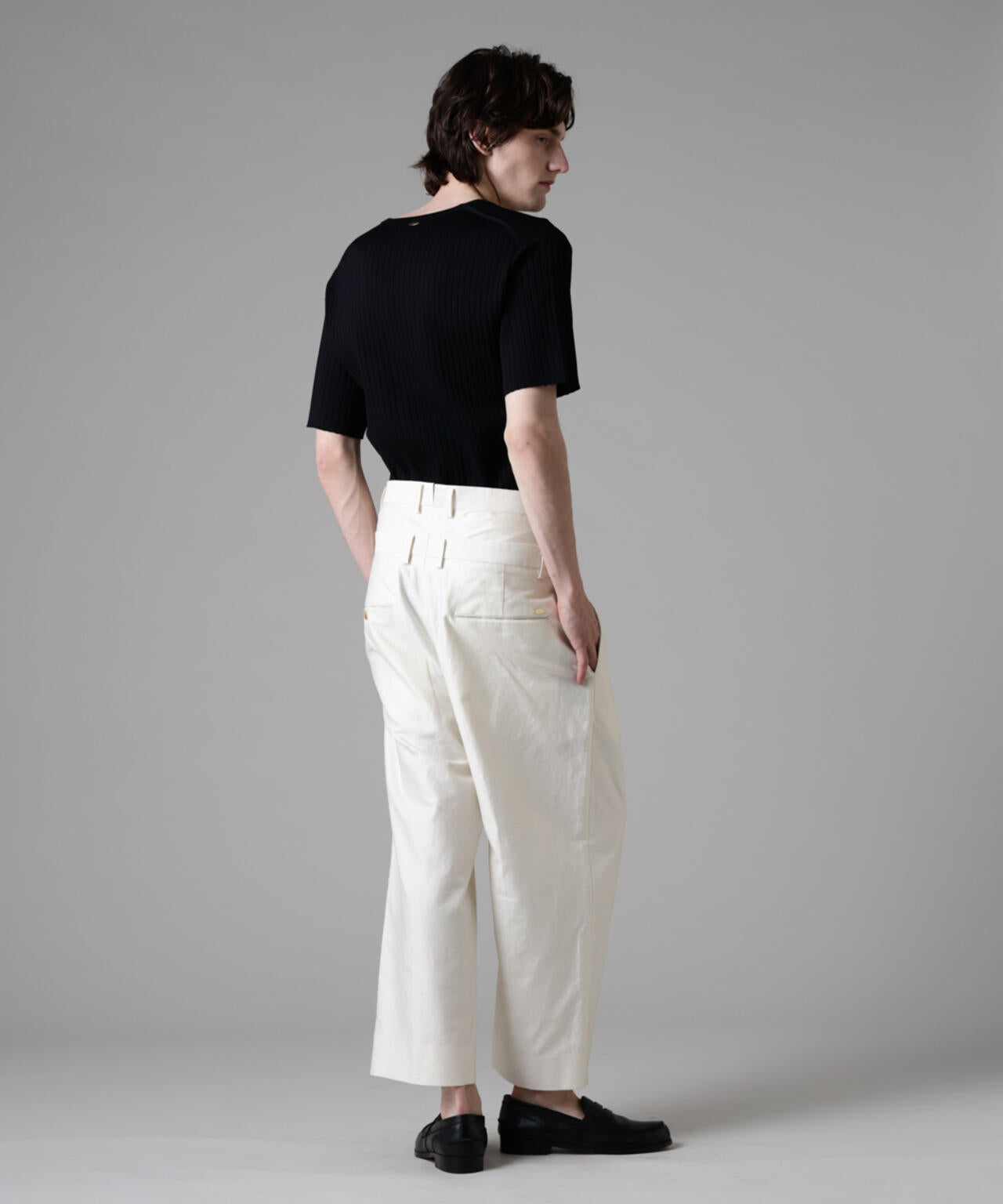ASSEMBLANC｣リネンブレンドマーベルトパンツ | NANO universe（ナノ