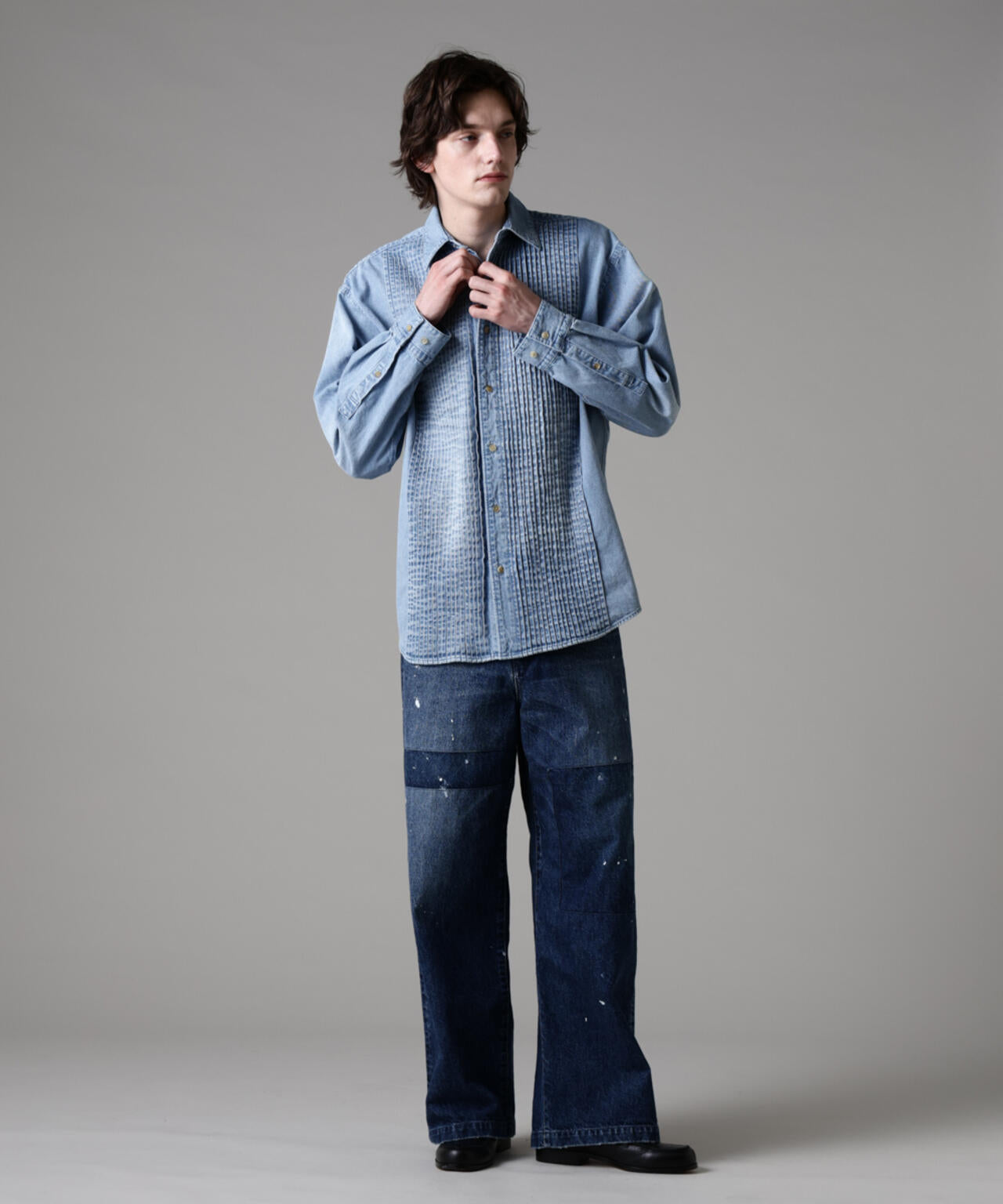 ASSEMBLANC｣リメイクワイドデニムパンツ（セットアップ可） | NANO