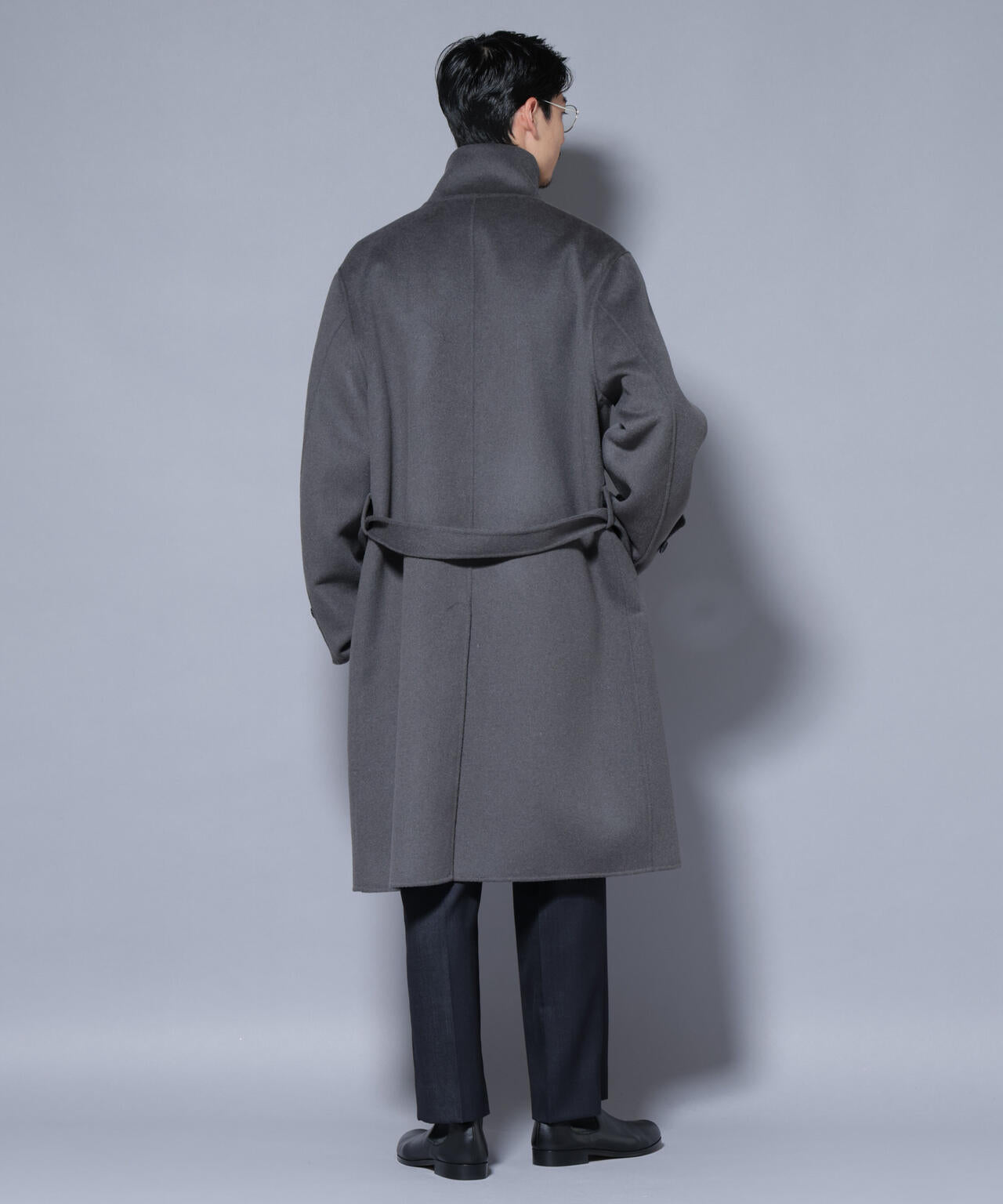 ウールリバースタンドベルテッドコート | NANO universe（ナノ