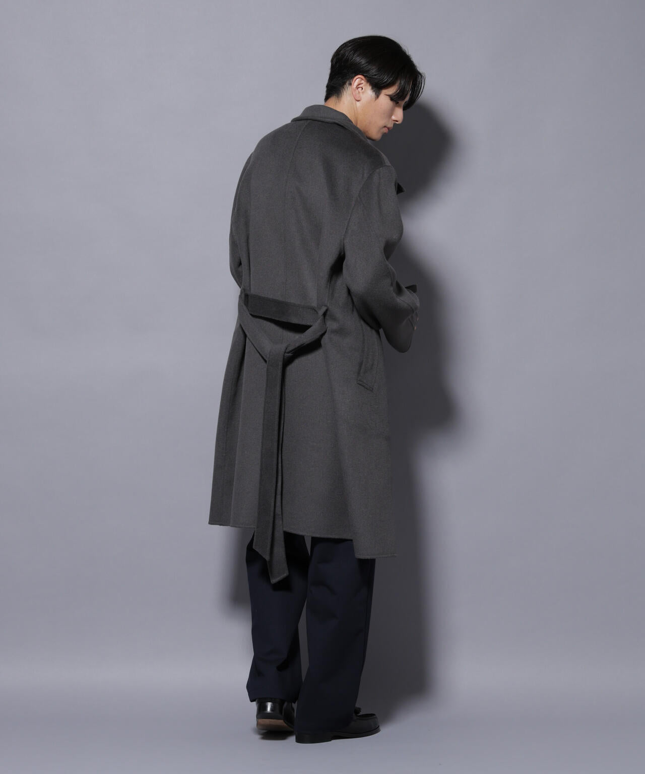 ウールリバースタンドベルテッドコート | NANO universe（ナノ