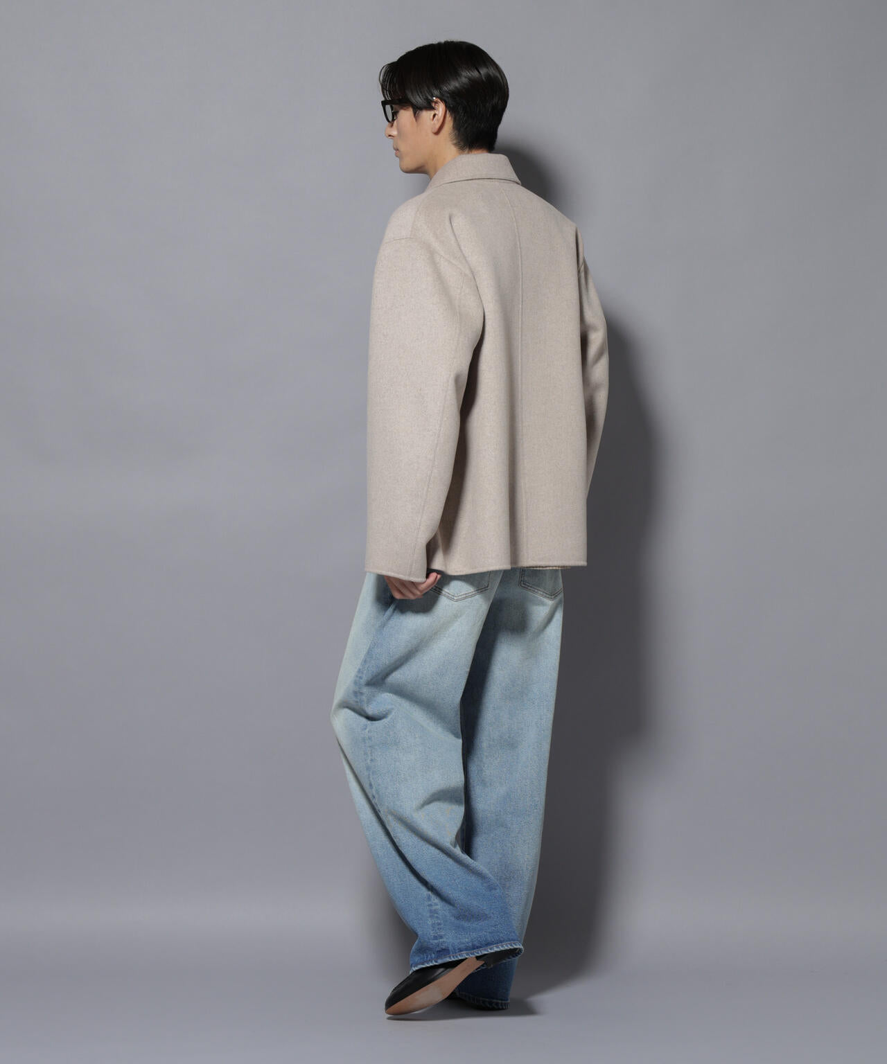 ウールリバーカバーオール