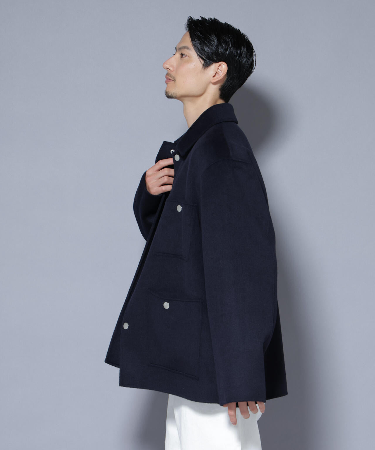 ウールリバーカバーオール