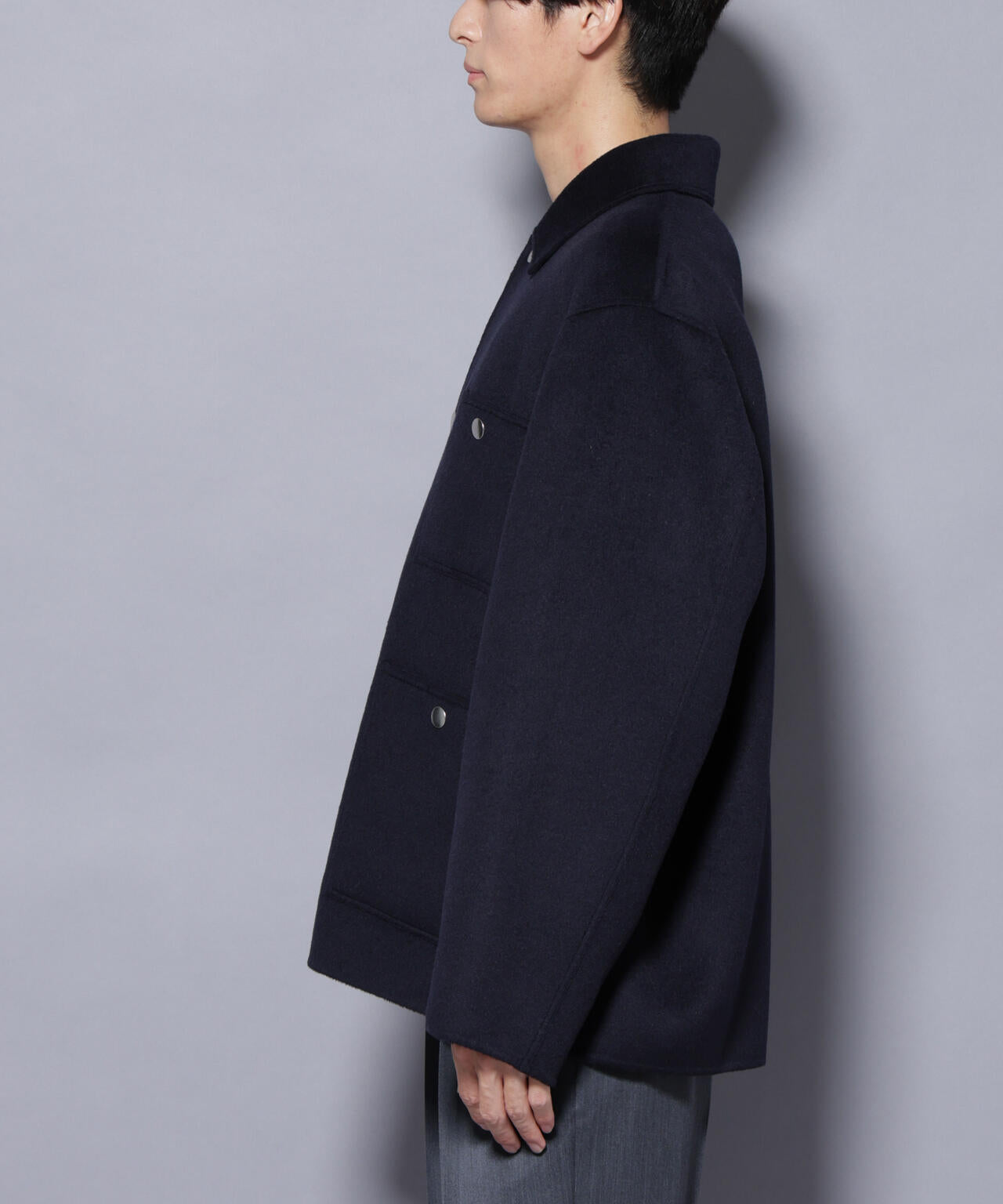 ウールリバーカバーオール