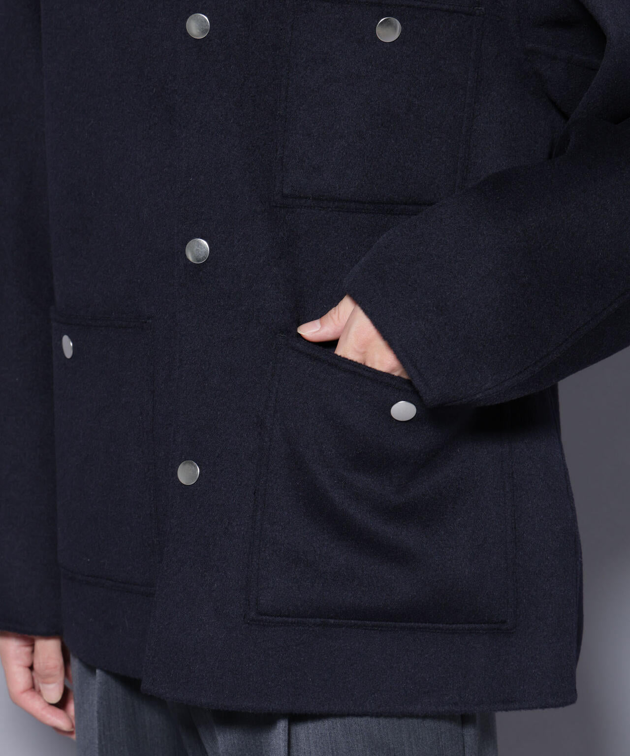 ウールリバーカバーオール