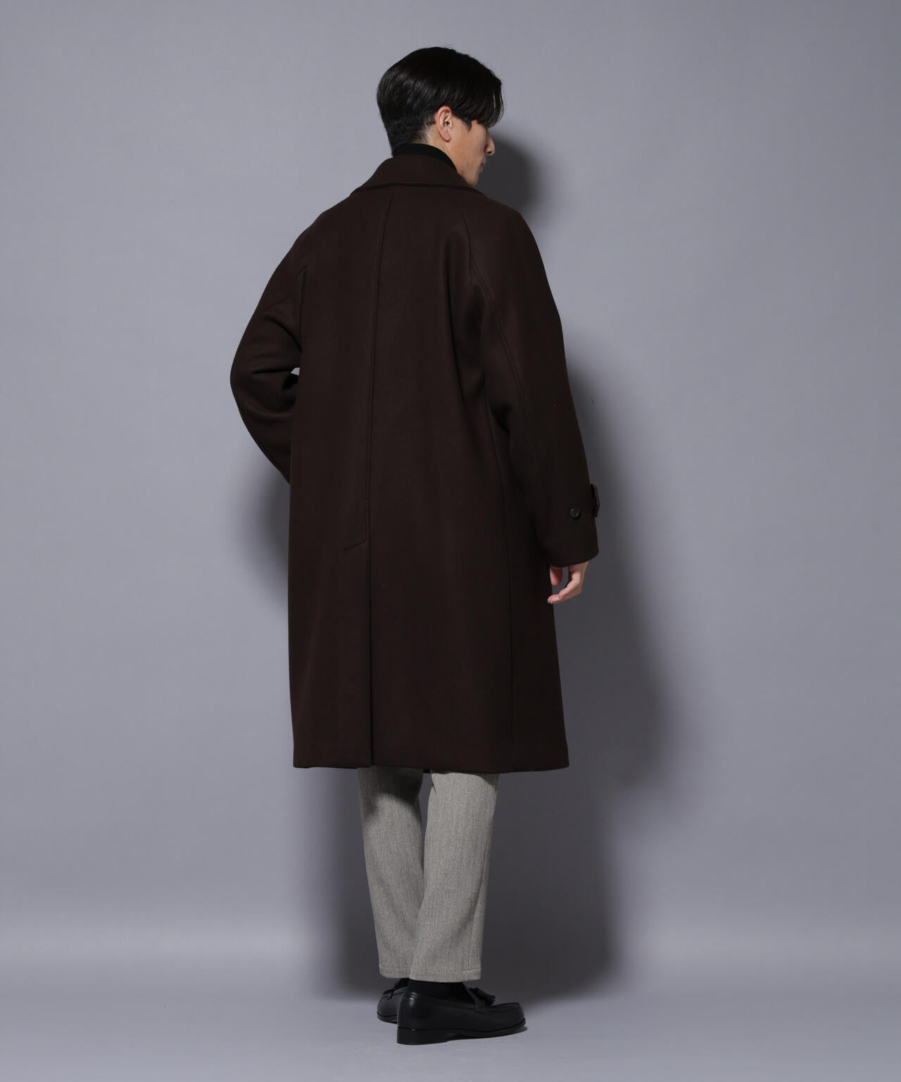 ウールカシミヤメルトンダブルコート | NANO universe（ナノ