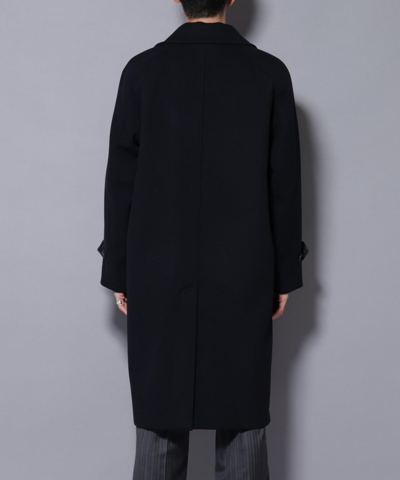 ウールカシミヤメルトンダブルコート | NANO universe（ナノ