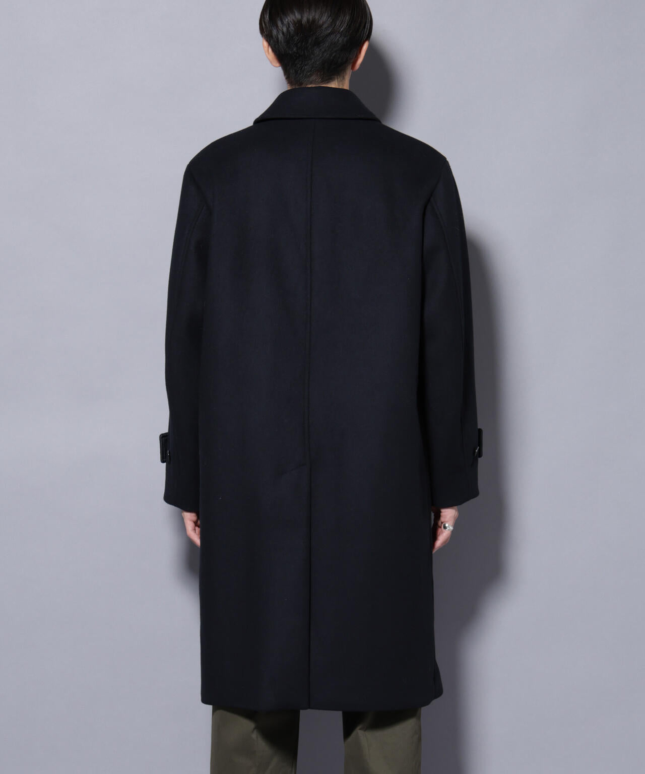 ウールカシミヤメルトンシングルコート | NANO universe（ナノ