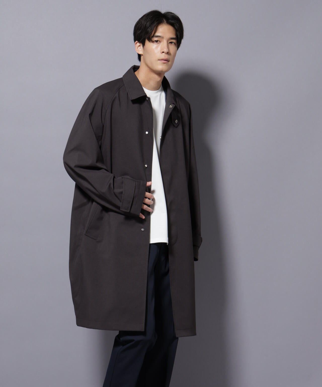 「RainComfortWear」ダントツ撥水透湿コーティングステンカラーコート