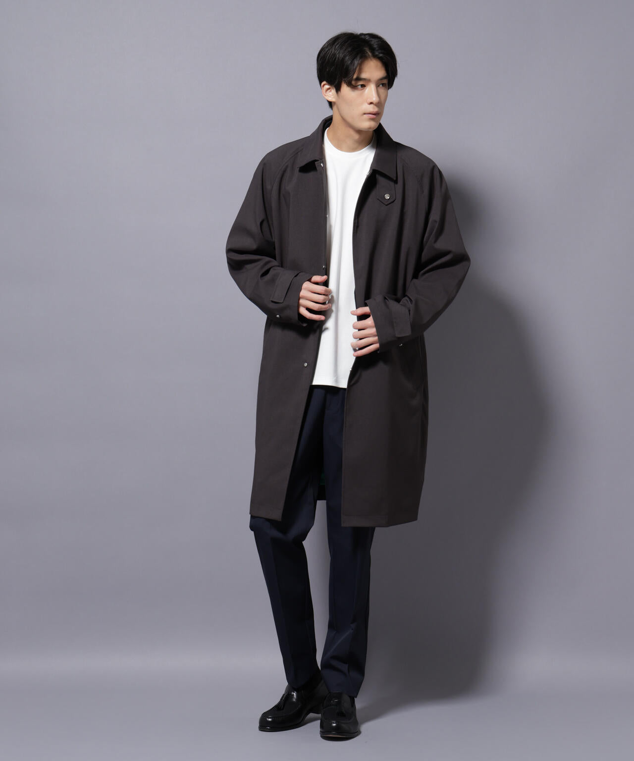 RainComfortWear」ダントツ撥水透湿コーティングステンカラーコート