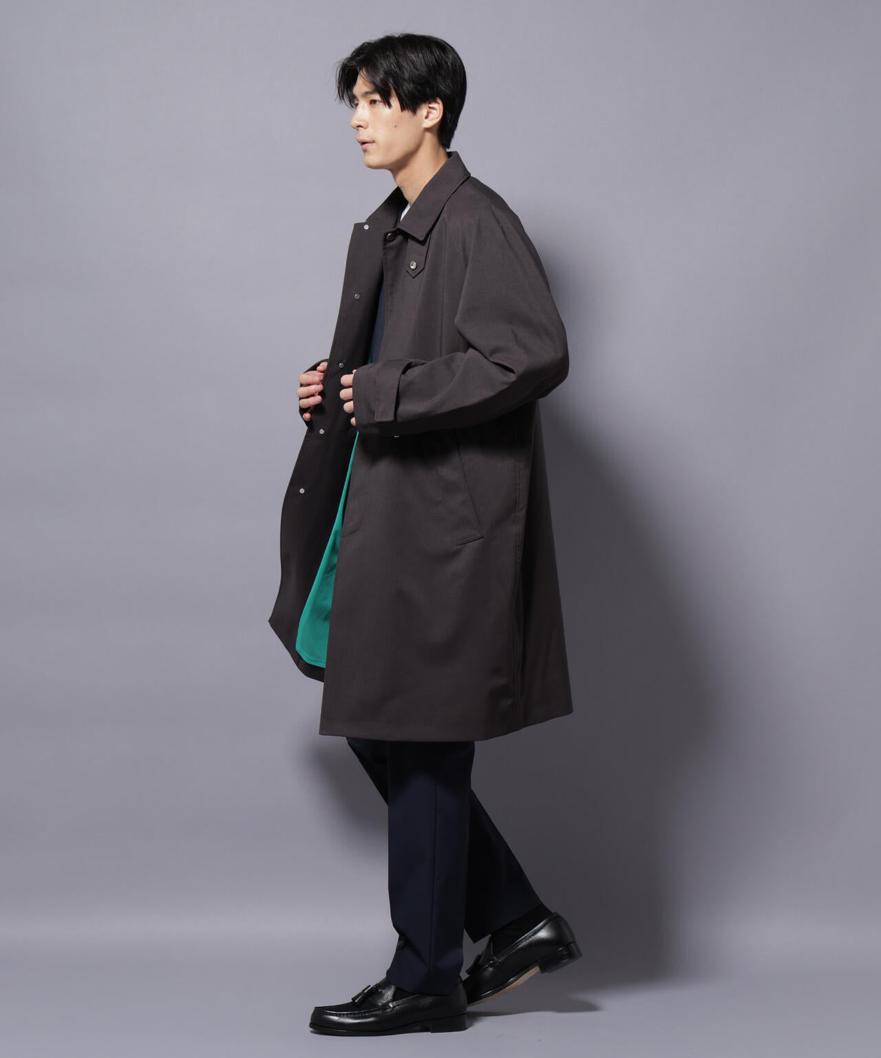 「RainComfortWear」ダントツ撥水透湿コーティングステンカラーコート