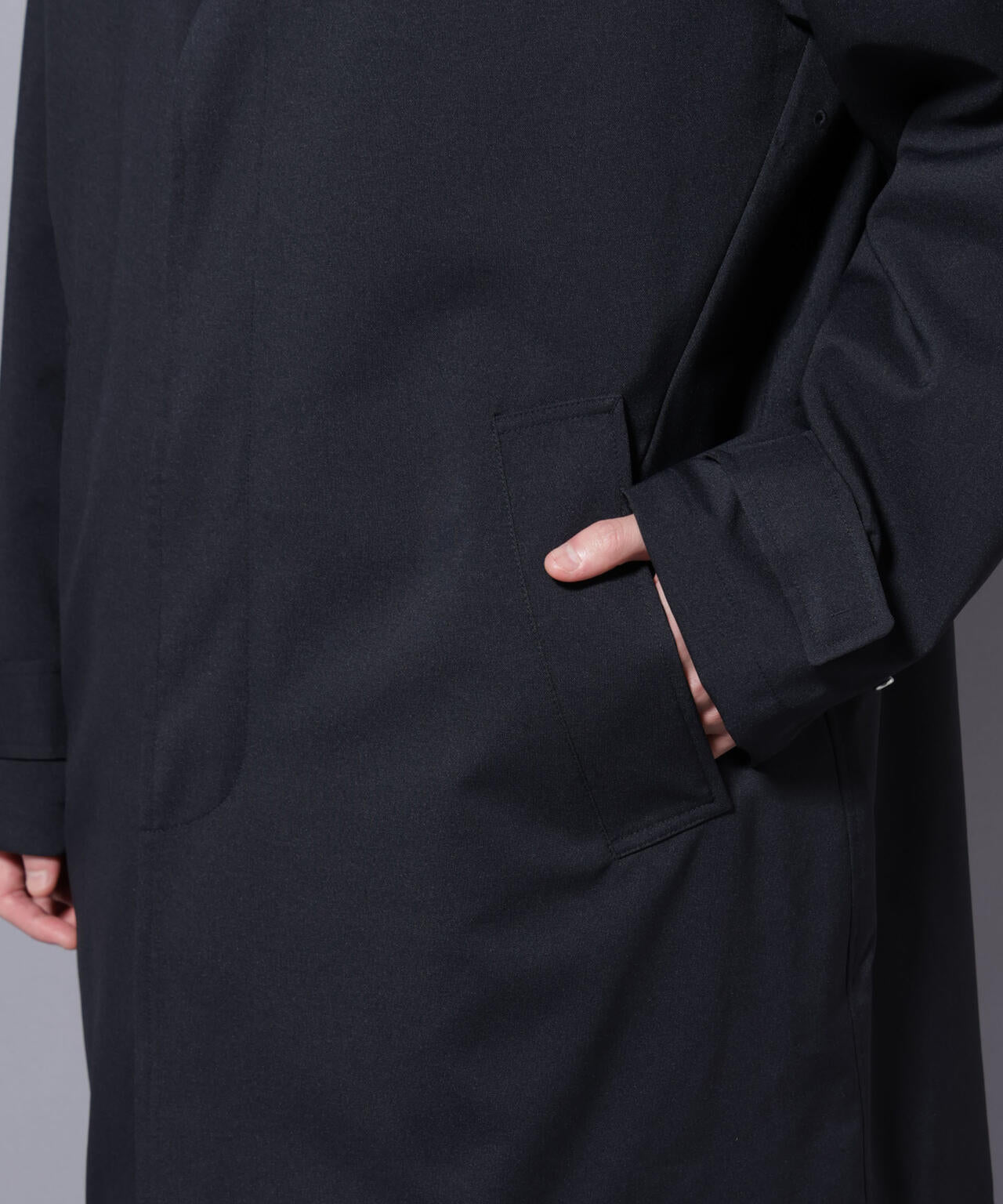 「RainComfortWear」ダントツ撥水透湿コーティングステンカラーコート