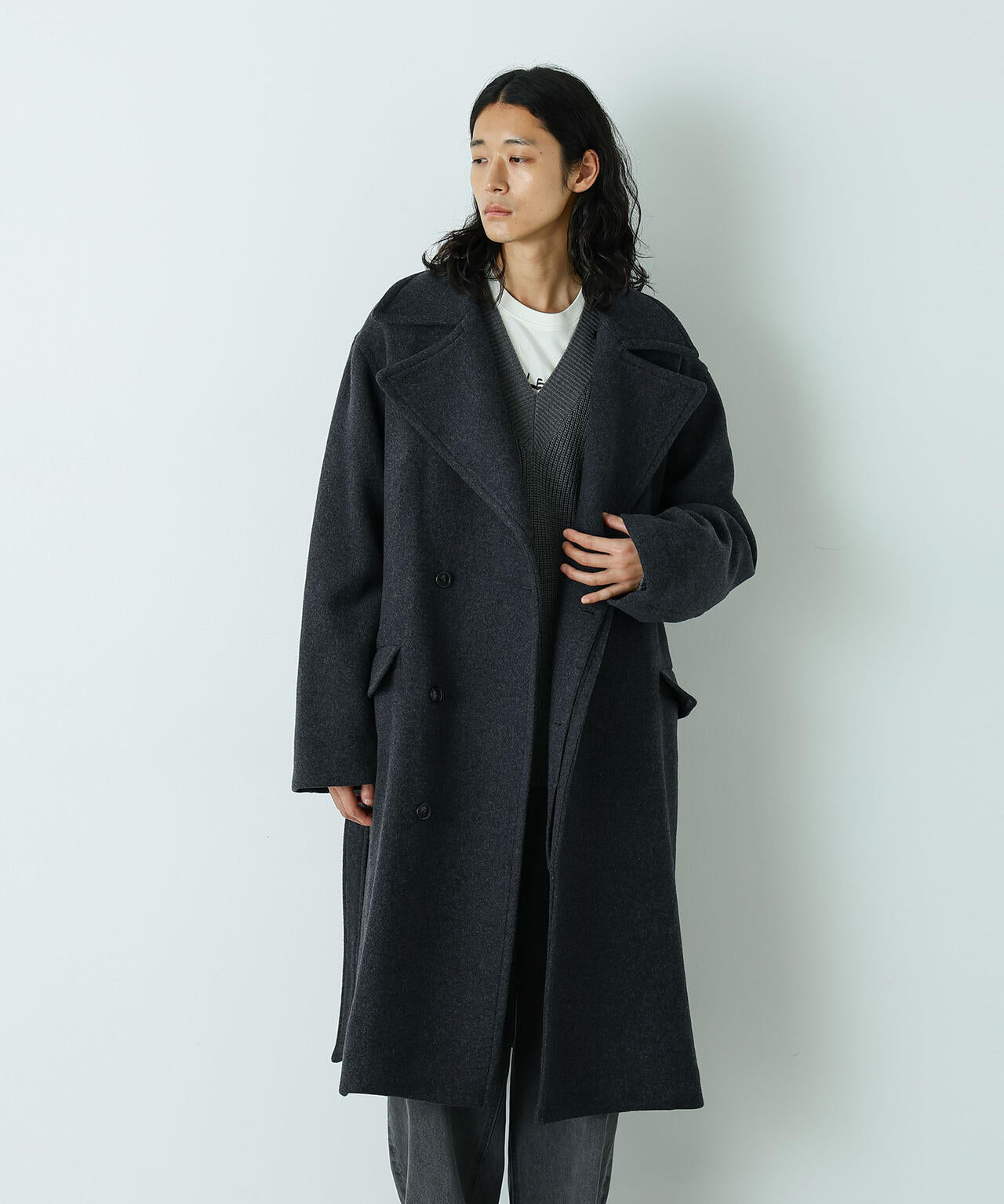 「HOTEL PALACE」ウールカシミヤ ロングコート