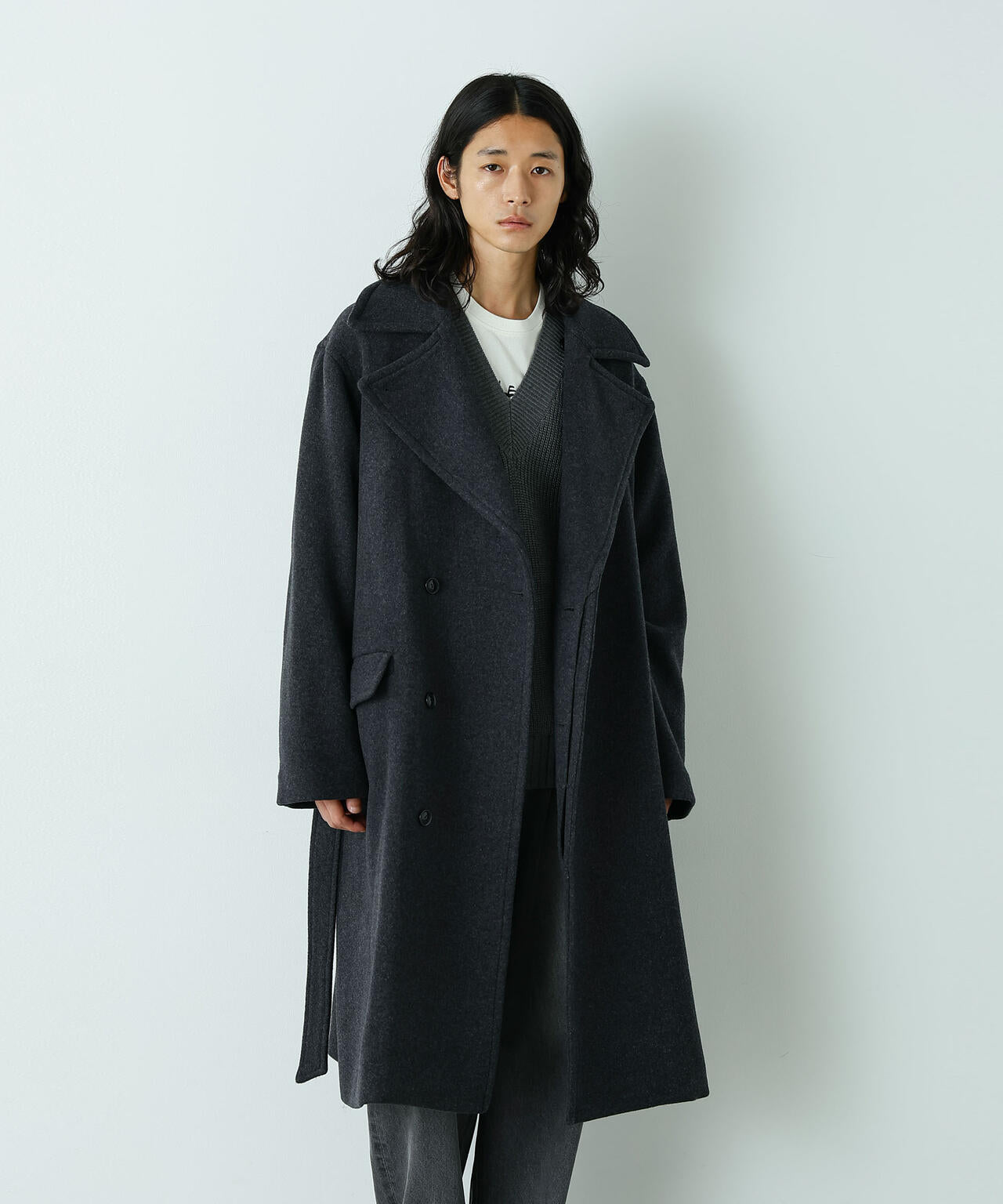 「HOTEL PALACE」ウールカシミヤ ロングコート