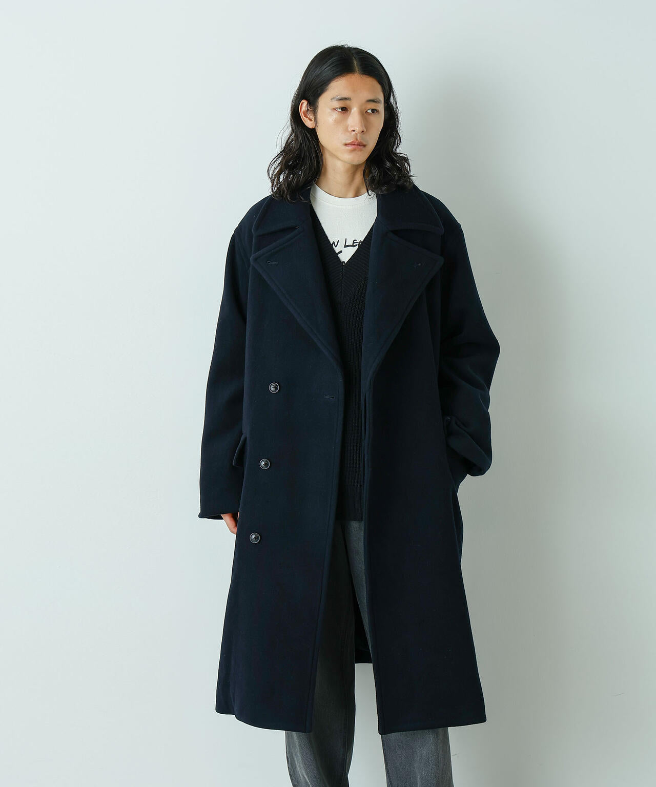 「HOTEL PALACE」ウールカシミヤ ロングコート