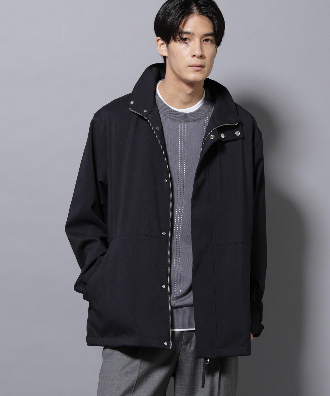 「RainComfortWear」ダントツ撥水透湿コーティング2WAYブルゾン