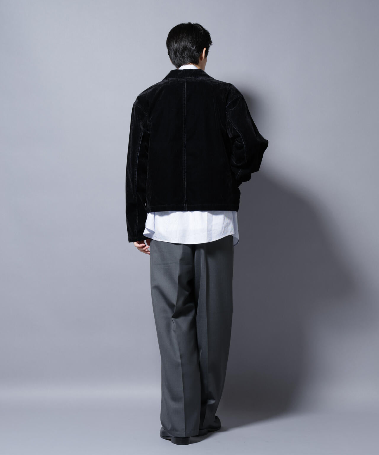 フロッキーデニム スポーツジャケット