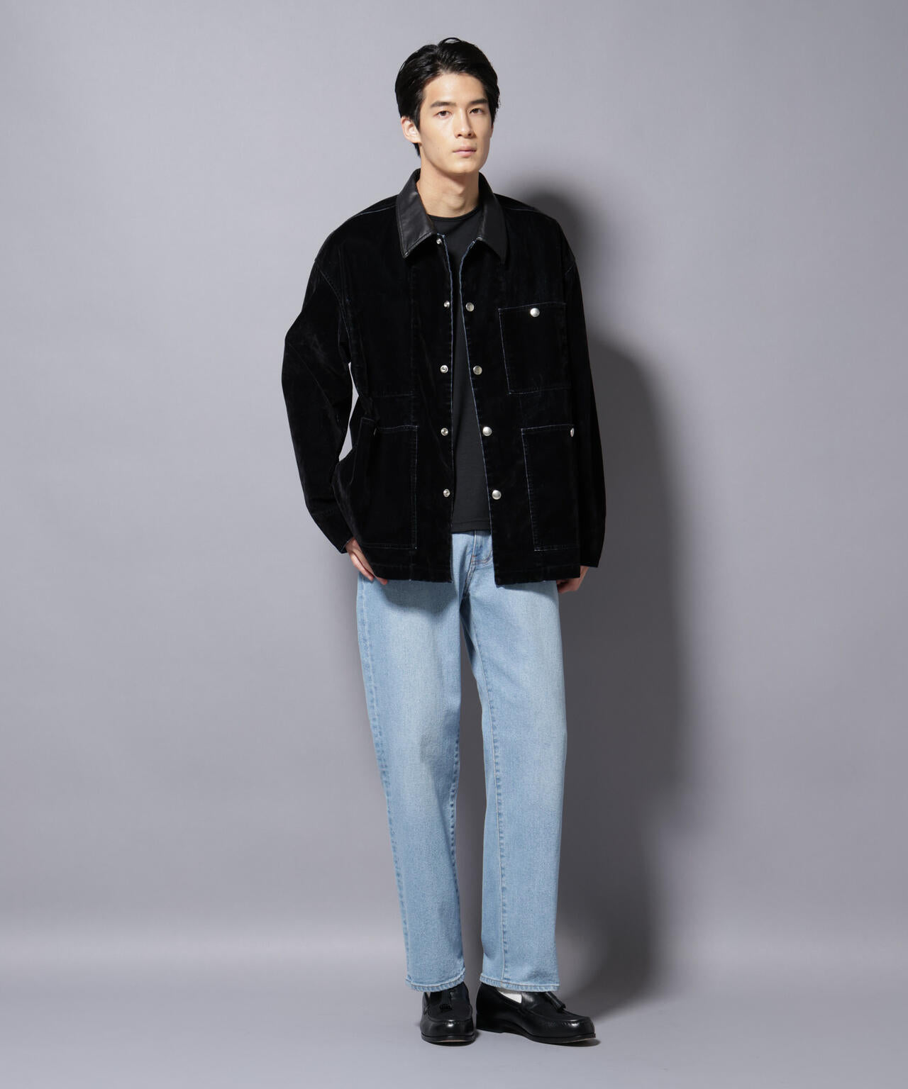 NONTOKYO フロッキーデニムジャケット フロッキーデニム オーバージャケット | NANO universe（ナノ