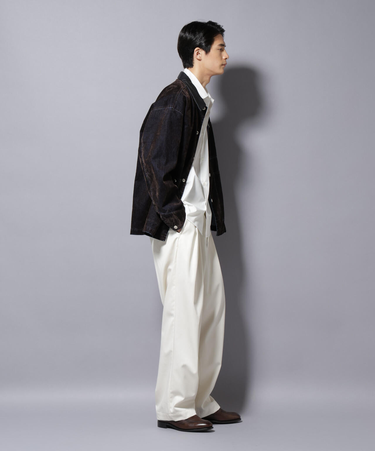 フロッキーデニム オーバージャケット