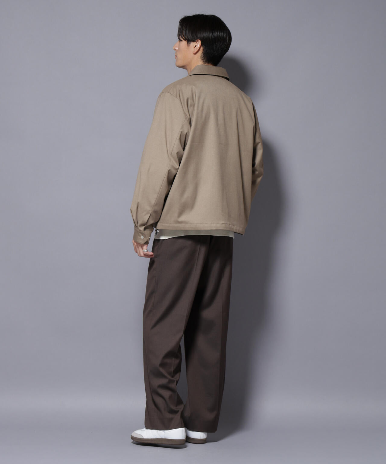 DELEGANTE エアリーサキソニーコーチジャケット | NANO universe（ナノ