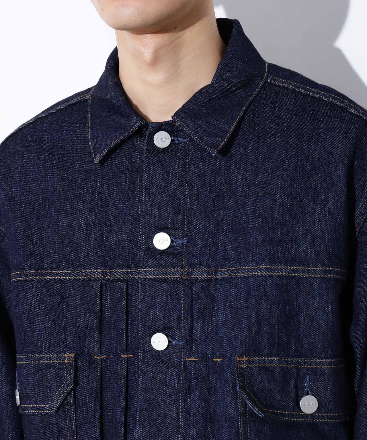 AUTHENコラボ SILKNIZED DENIM トラッカージャケット(セットアップ可)