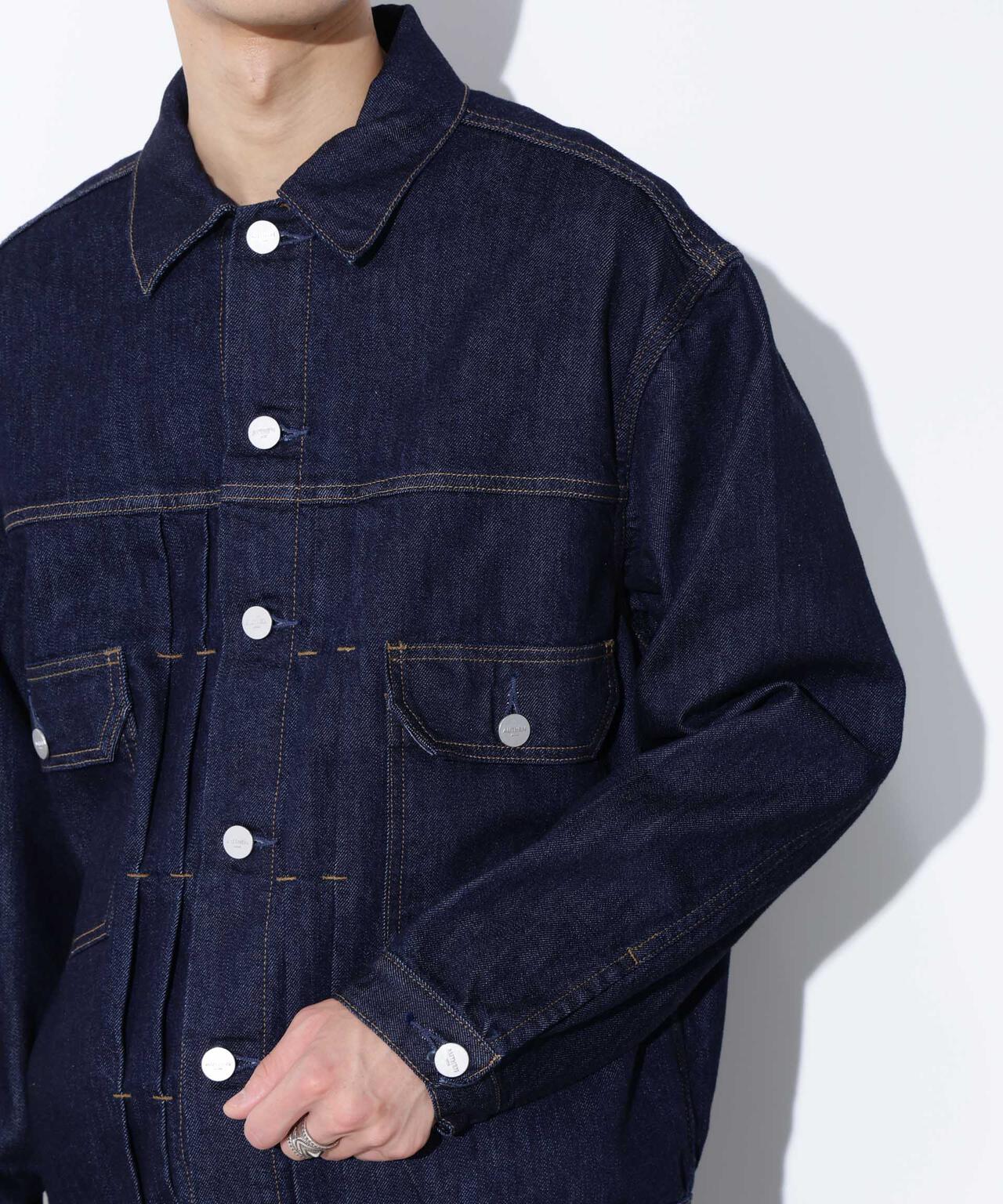 AUTHENコラボ SILKNIZED DENIM トラッカージャケット(セットアップ可)