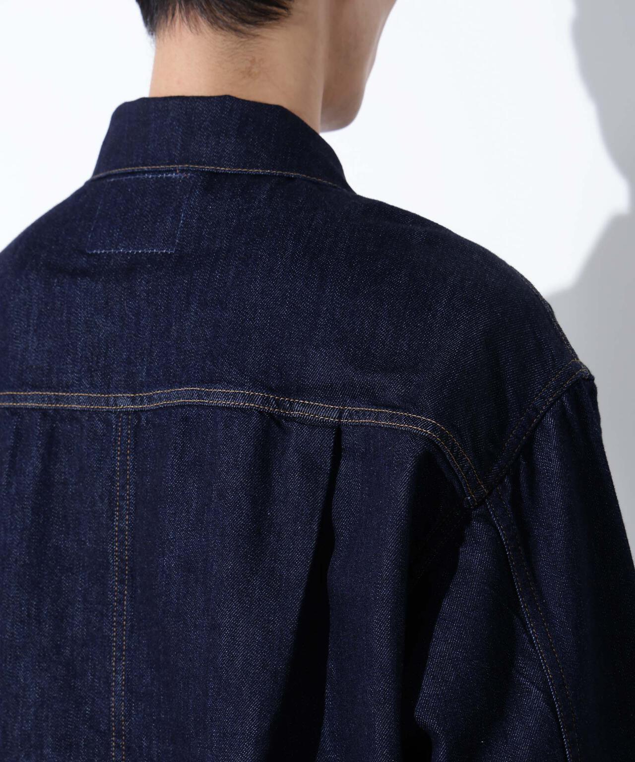 AUTHENコラボ SILKNIZED DENIM トラッカージャケット(セットアップ可)