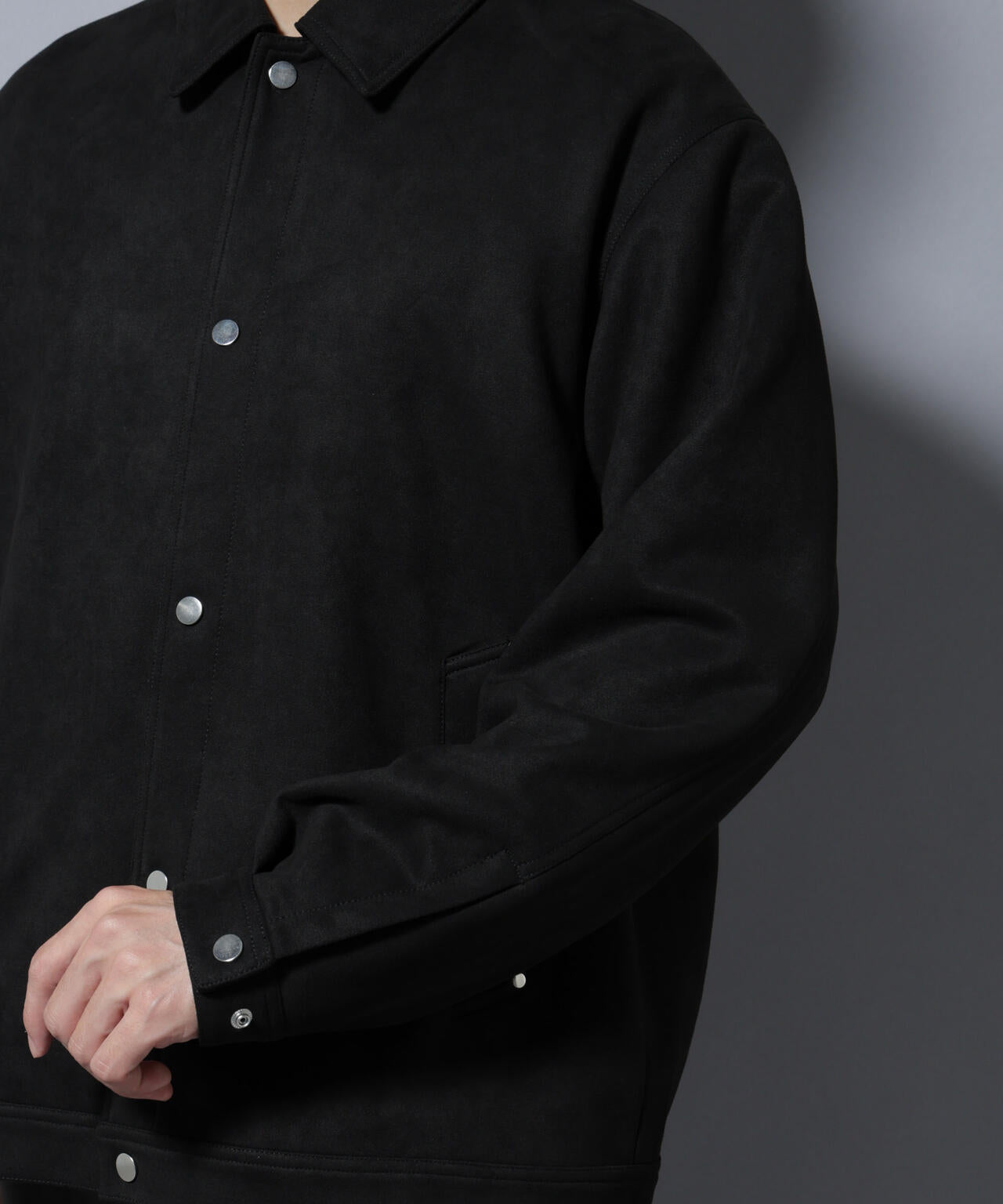 フェイクスエードシャツブルゾン | NANO universe（ナノ・ユニバース