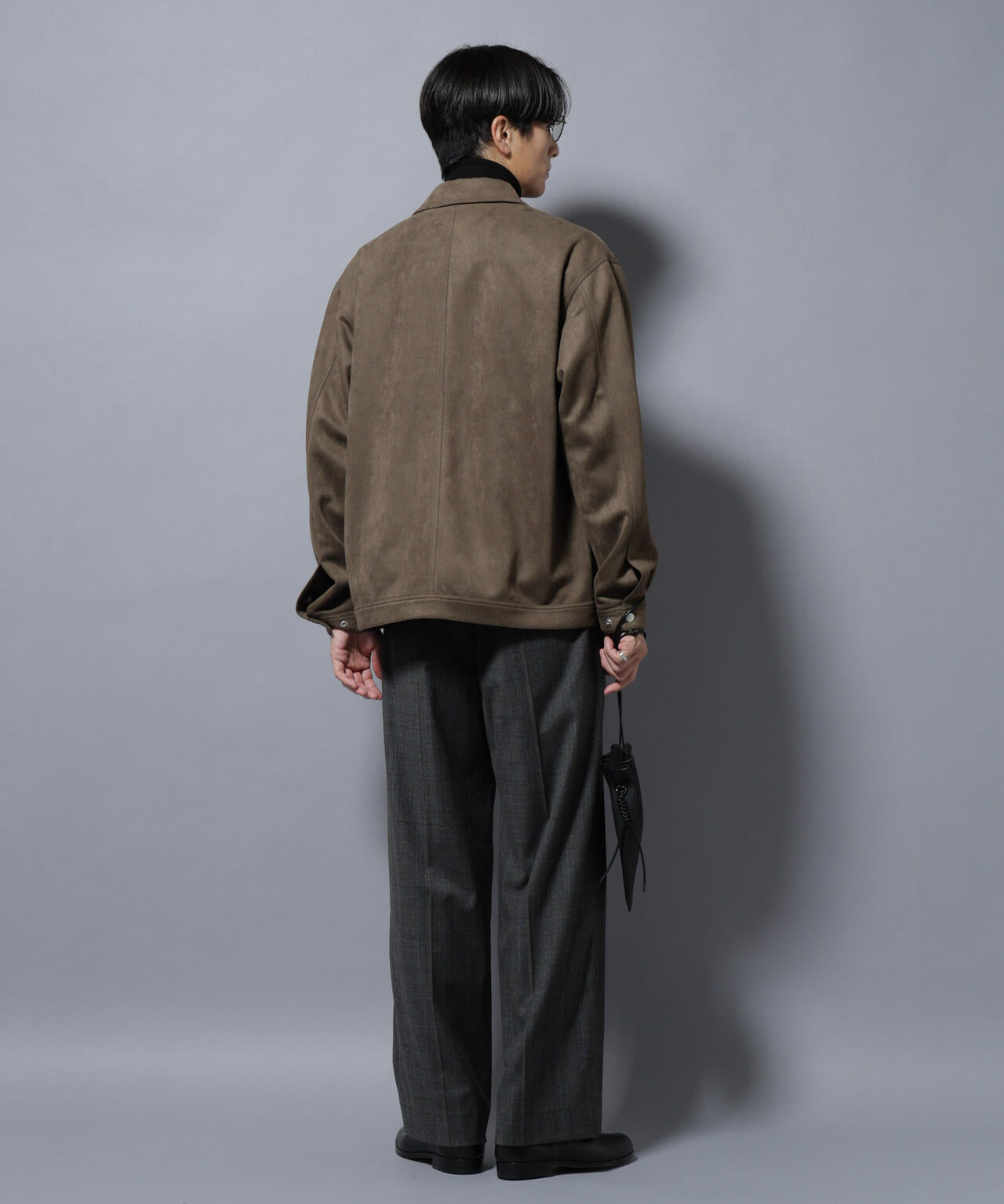 フェイクスエードシャツブルゾン | NANO universe（ナノ・ユニバース