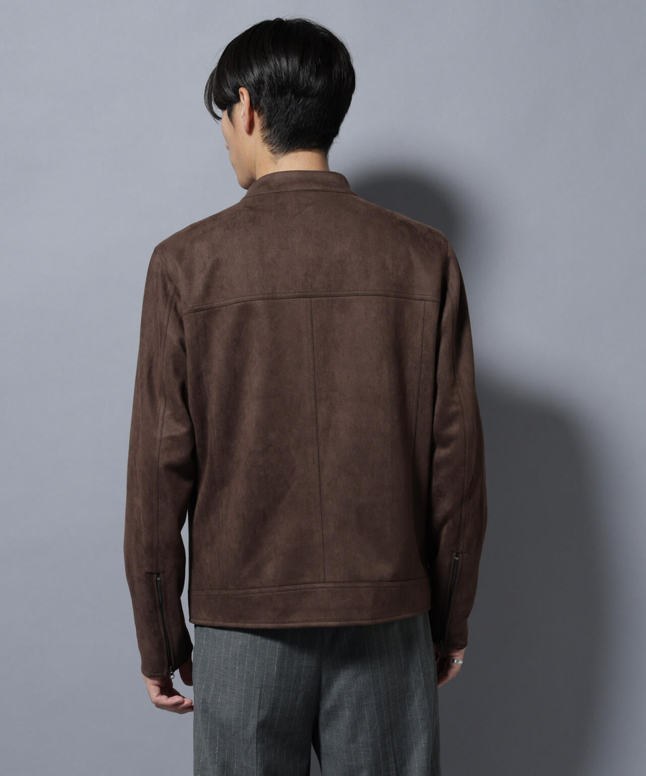 フェイクスエードシングルライダース | NANO universe（ナノ