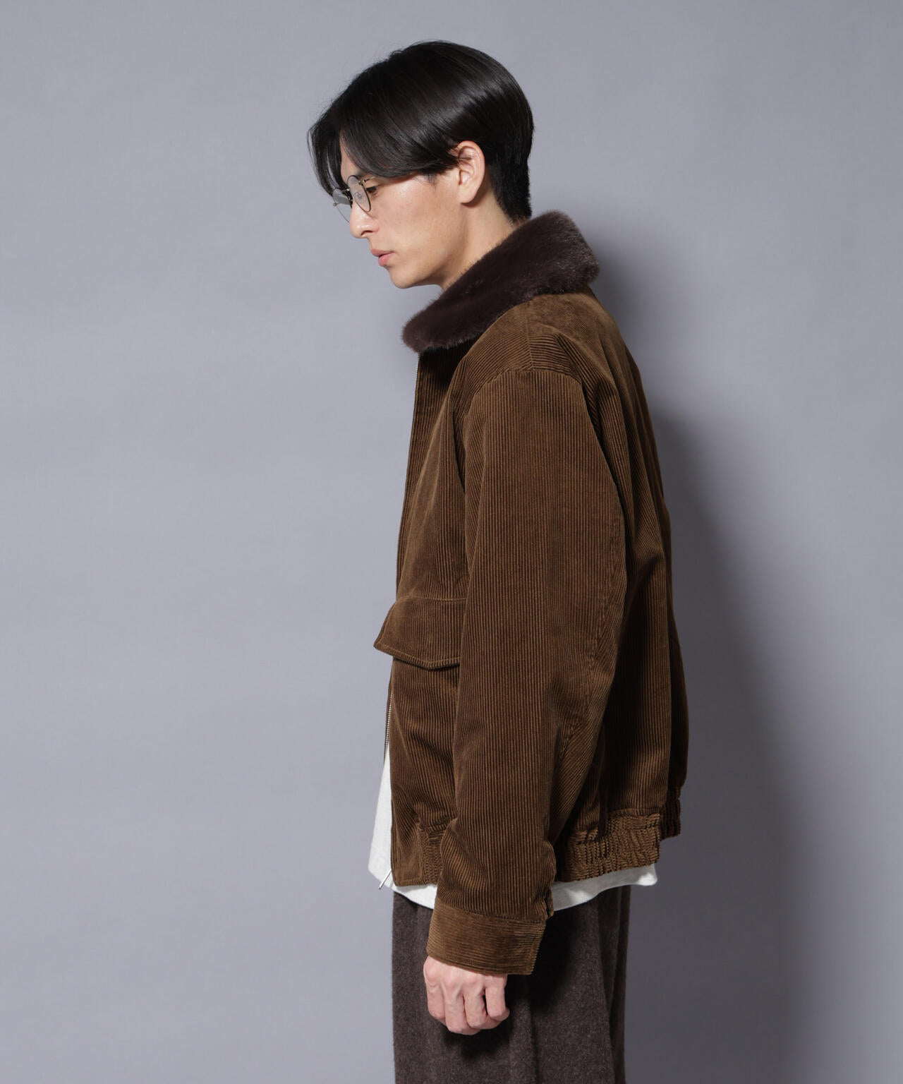 ナノユニバース（NANO universe）/アタッチドカラー コットンコーデュロイブルゾン アタッチドカラー コットンコーデュロイブルゾン | NANO universe