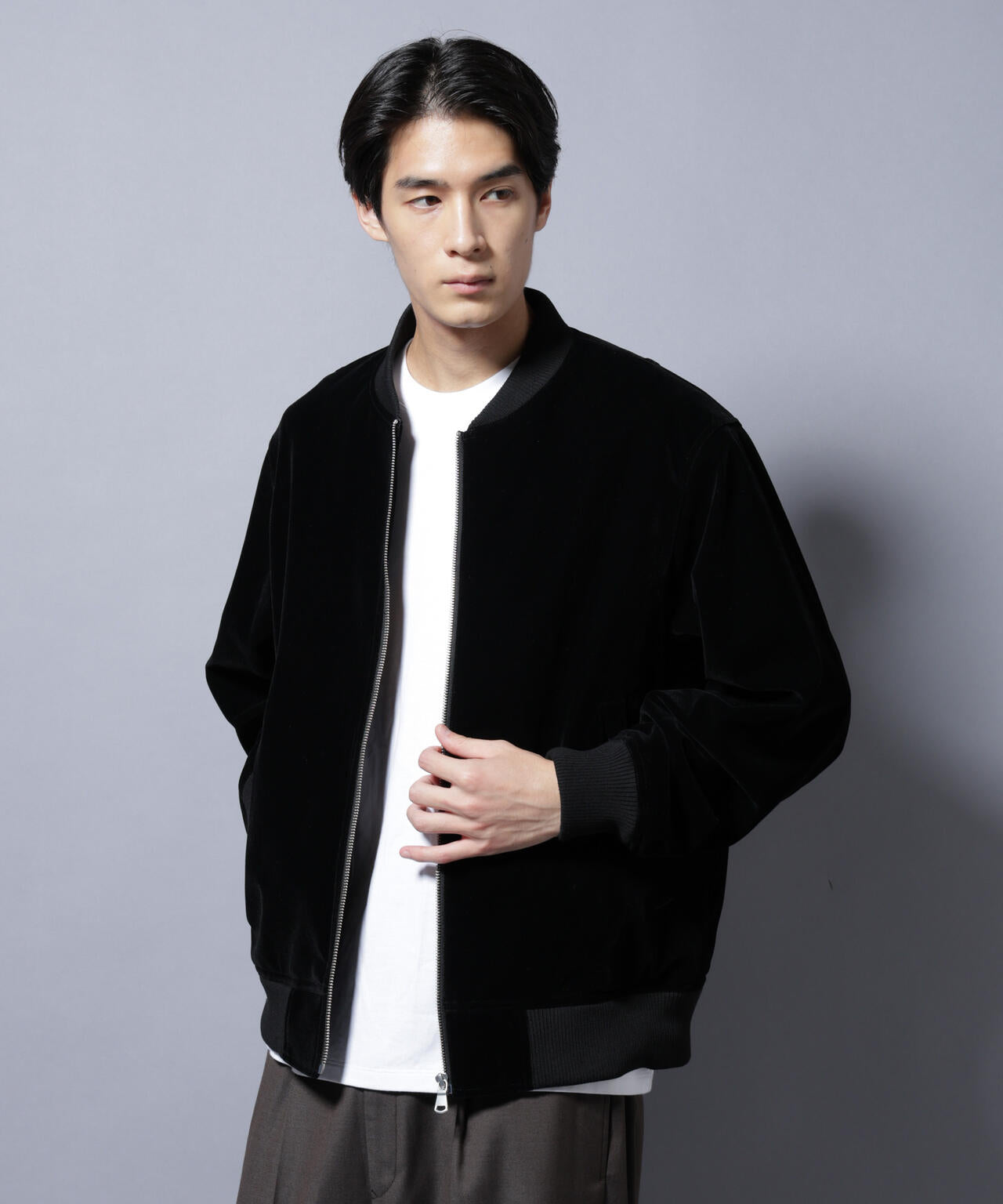 ナノユニバース（NANO universe）/ベロア MA−1 ベロア MA-1 | NANO universe（ナノ・ユニバース） ｜【公式】通販mix