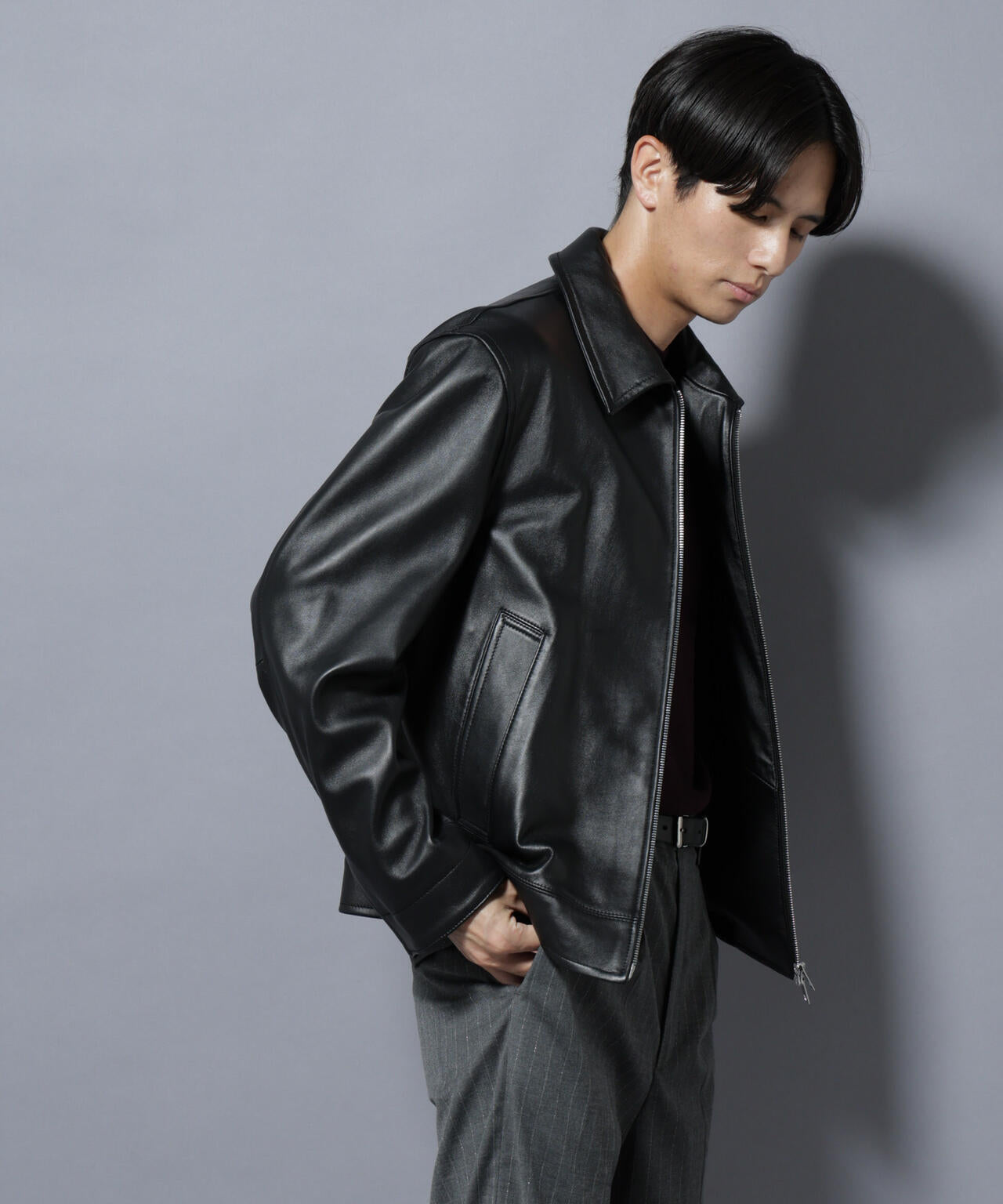 ラムナッパレザーライダースジャケット | NANO universe（ナノ