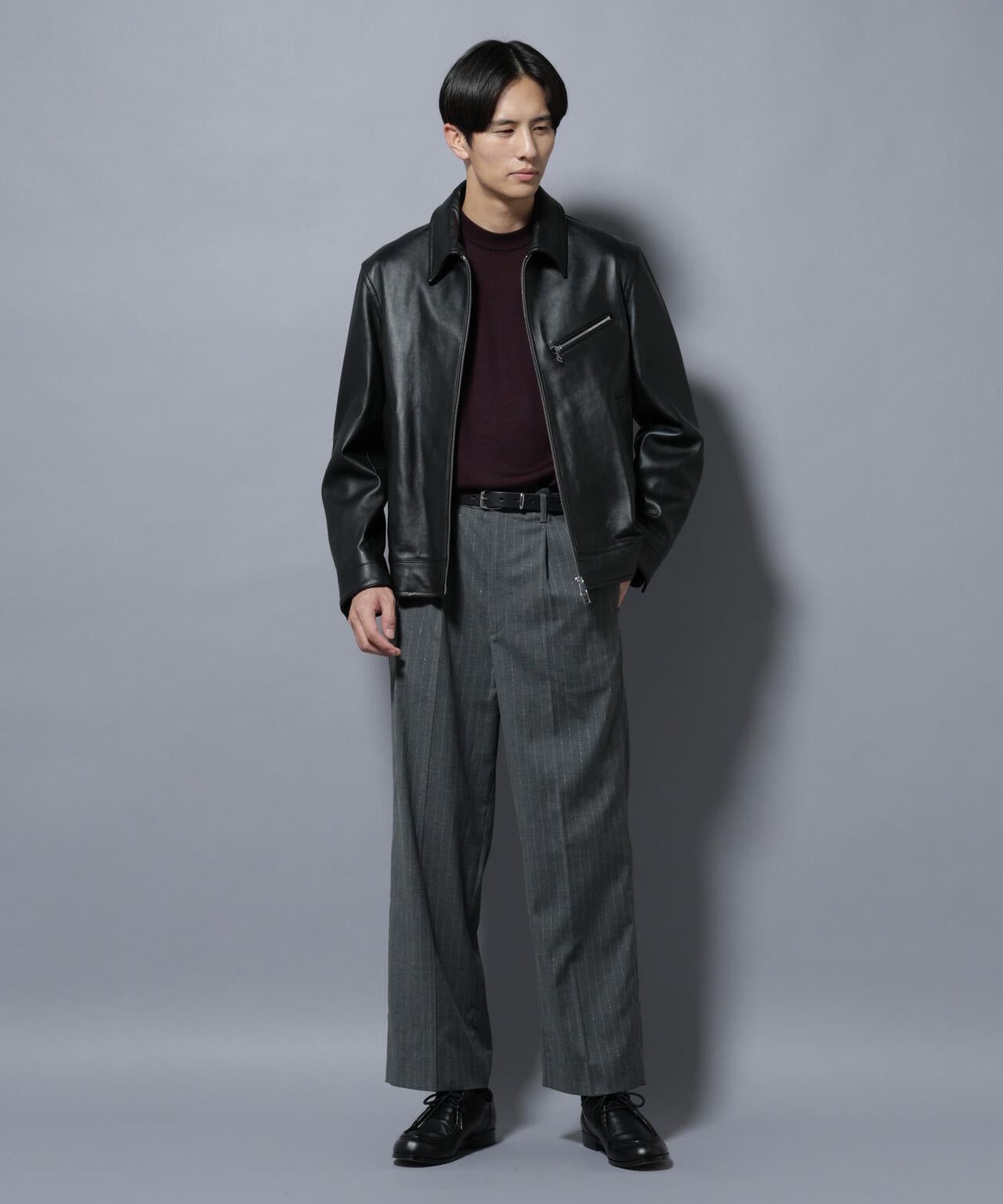 ラムナッパレザーライダースジャケット | NANO universe（ナノ