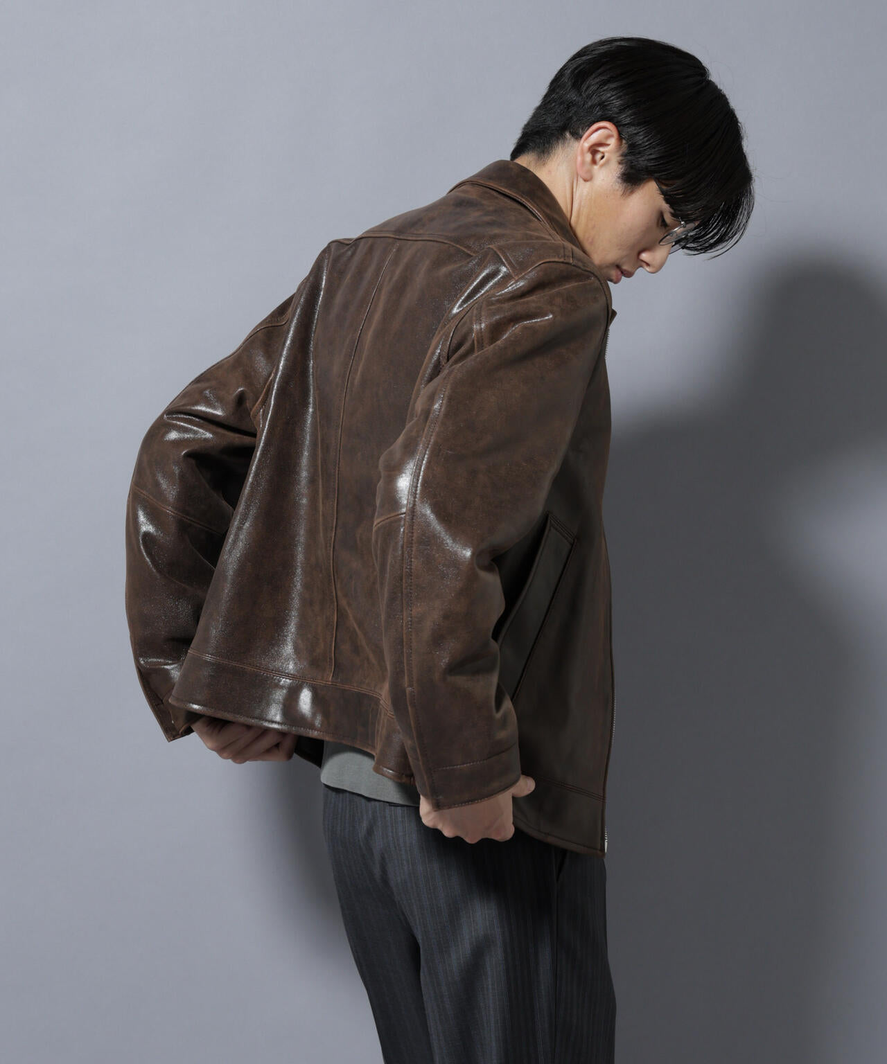 ラムナッパレザーライダースジャケット | NANO universe（ナノ