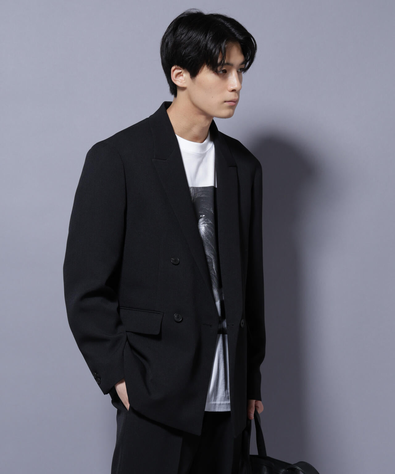 Reflax(R) ダブルクロスウェザーダブルブレストジャケット(セットアップ可)