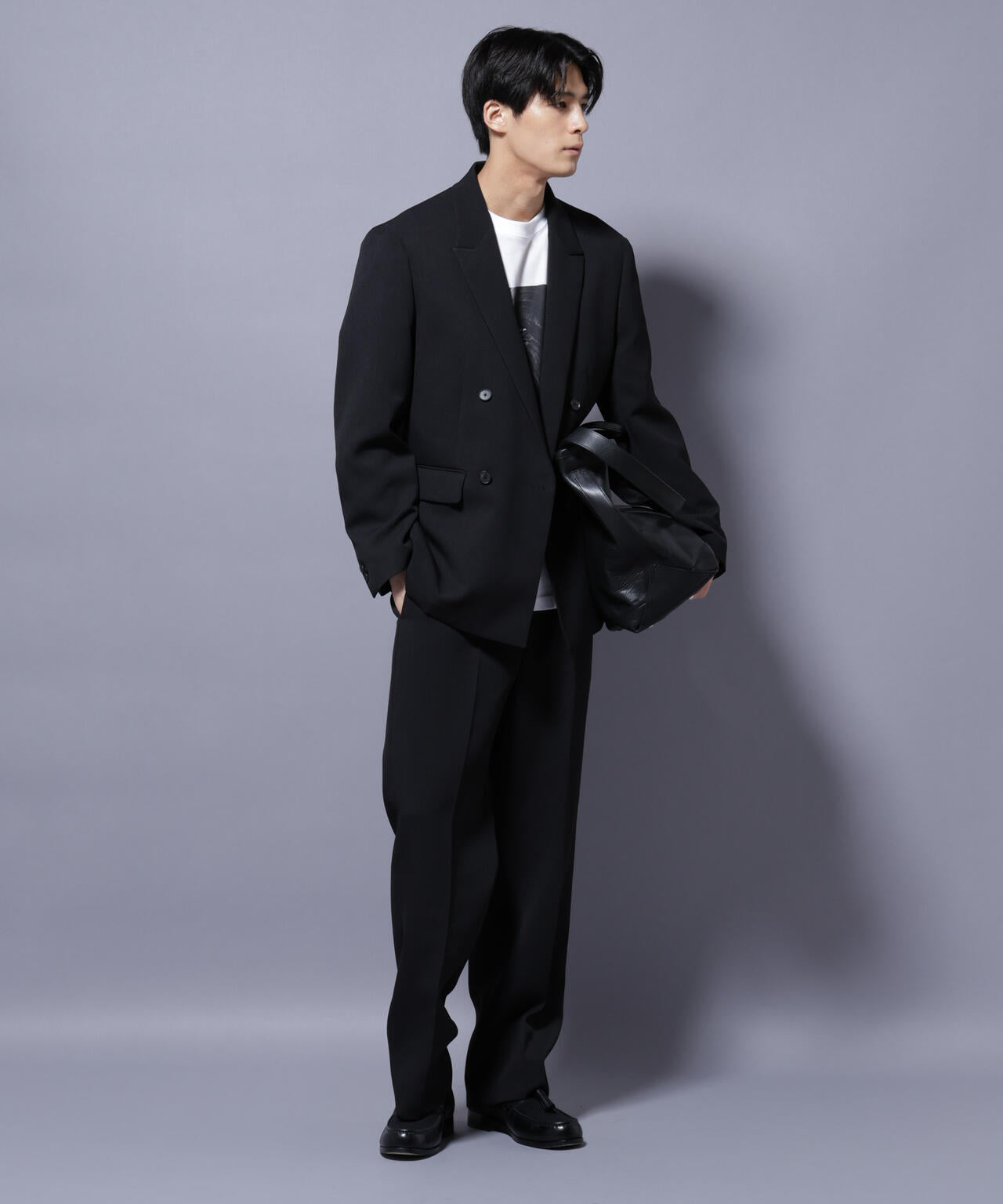 Reflax(R) ダブルクロスウェザーダブルブレストジャケット