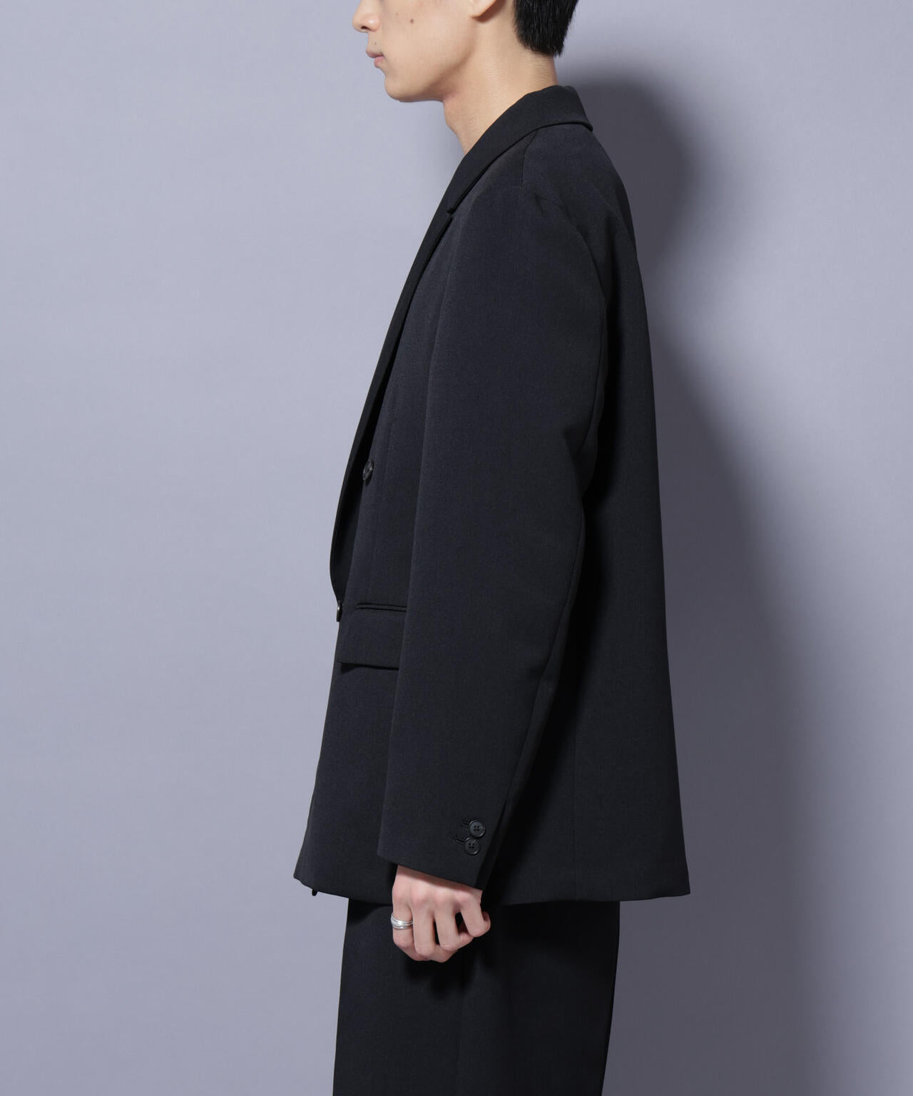 Reflax(R) ダブルクロスウェザーダブルブレストジャケット(セットアップ可)