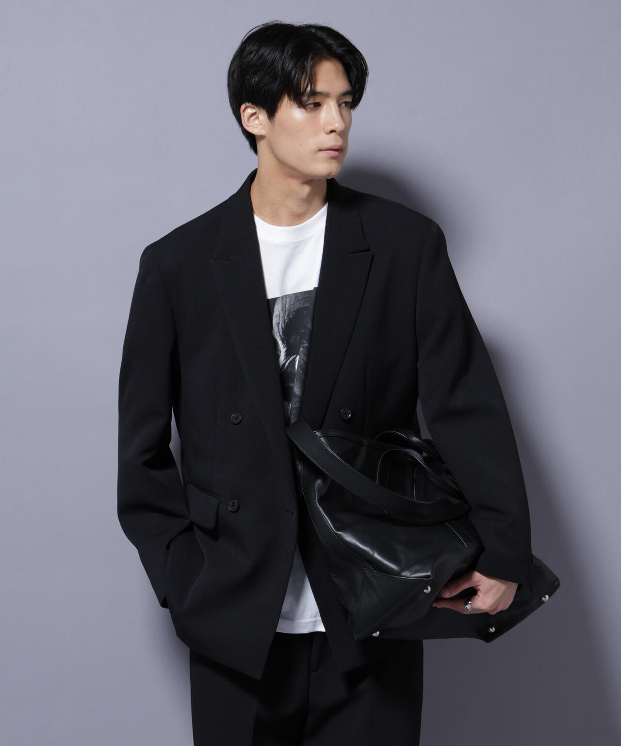 Reflax(R) ダブルクロスウェザーダブルブレストジャケット