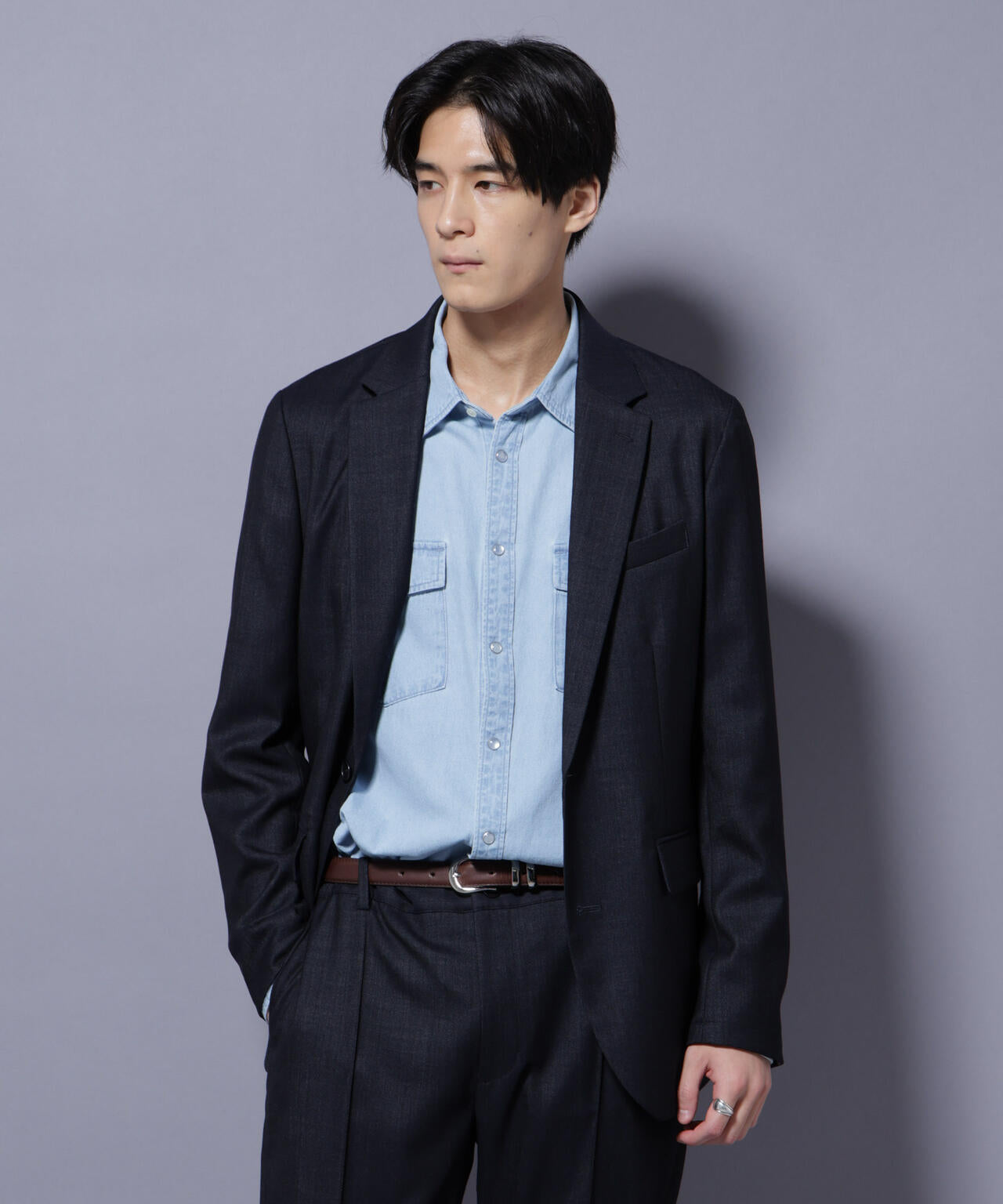 「N JACKET PREMIUM」ウールデニムジャケット/STRETCH(セットアップ可)