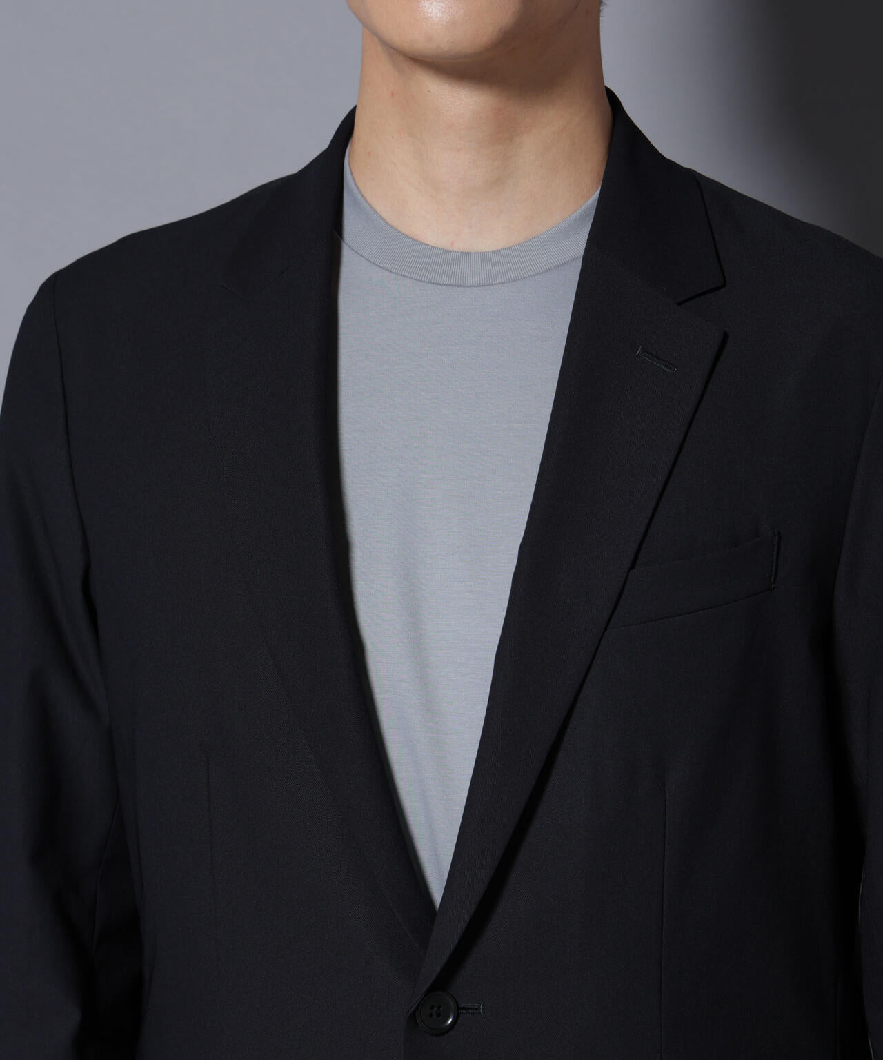 セール⭐︎ナノユニバース　ブラック　ジャケット & パンツ　L サイズ ESSENTIAL LINE」フォーマルブラックジャケット