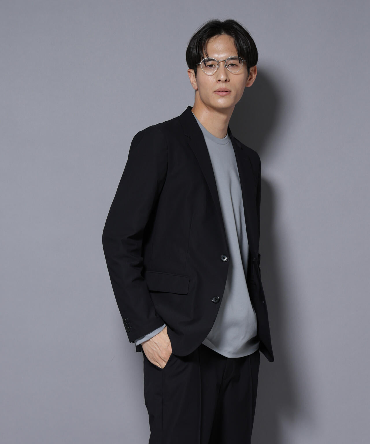 「N JACKET BASIC」TEXBRID(R) ツイルジャケット/ストレッチ・撥水(セットアップ可）