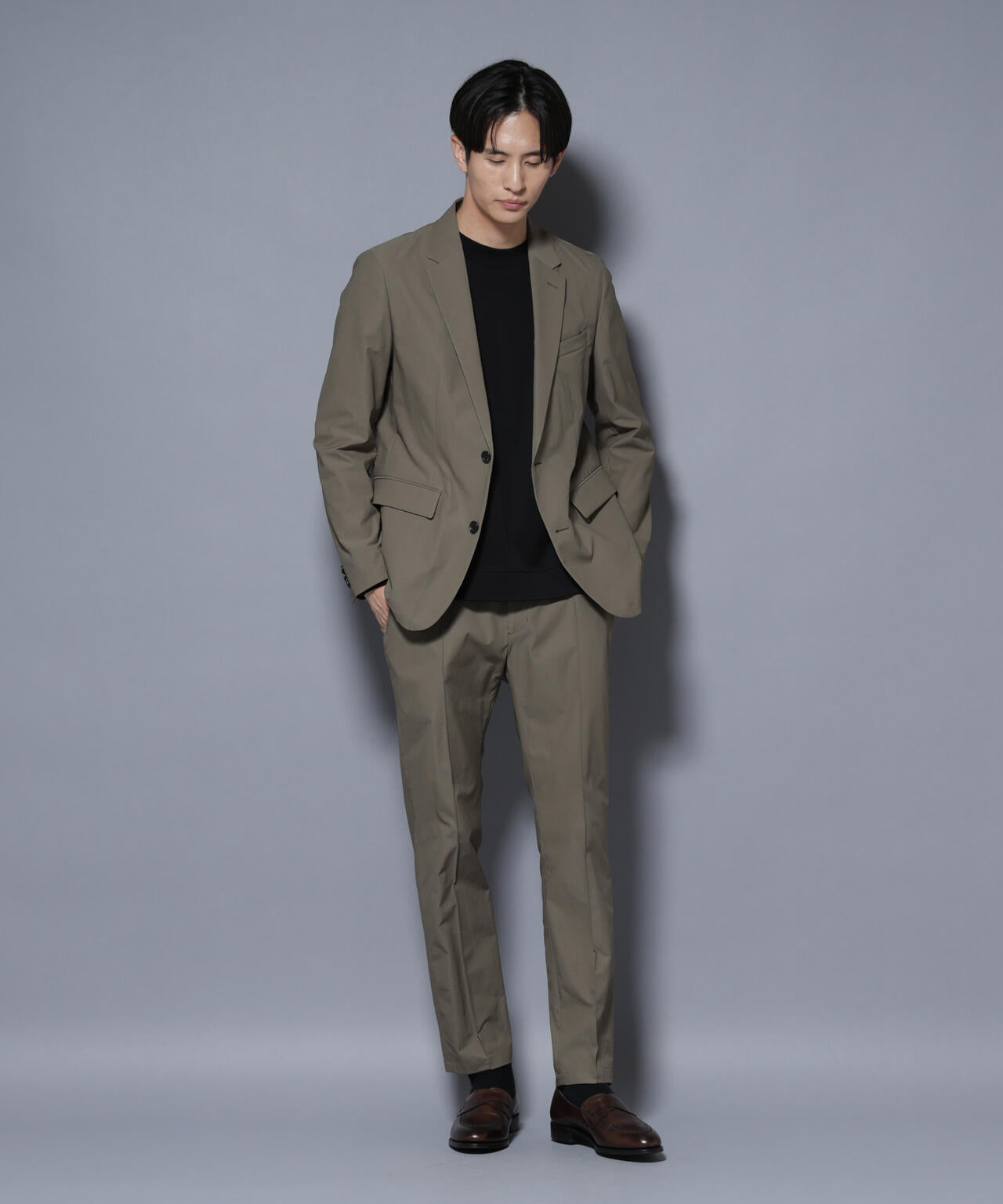 N JACKET BASIC」TEXBRID(R) ツイルジャケット/ストレッチ・撥水