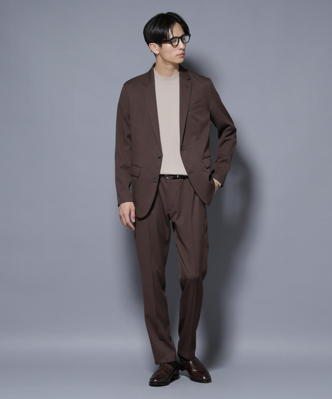N JACKET BASIC」シャドーストライプジャケット(セットアップ可