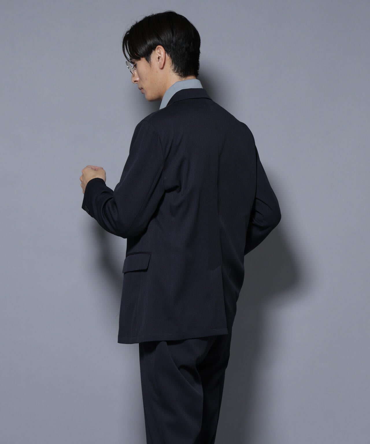 N JACKET BASIC」シャドーストライプジャケット(セットアップ可
