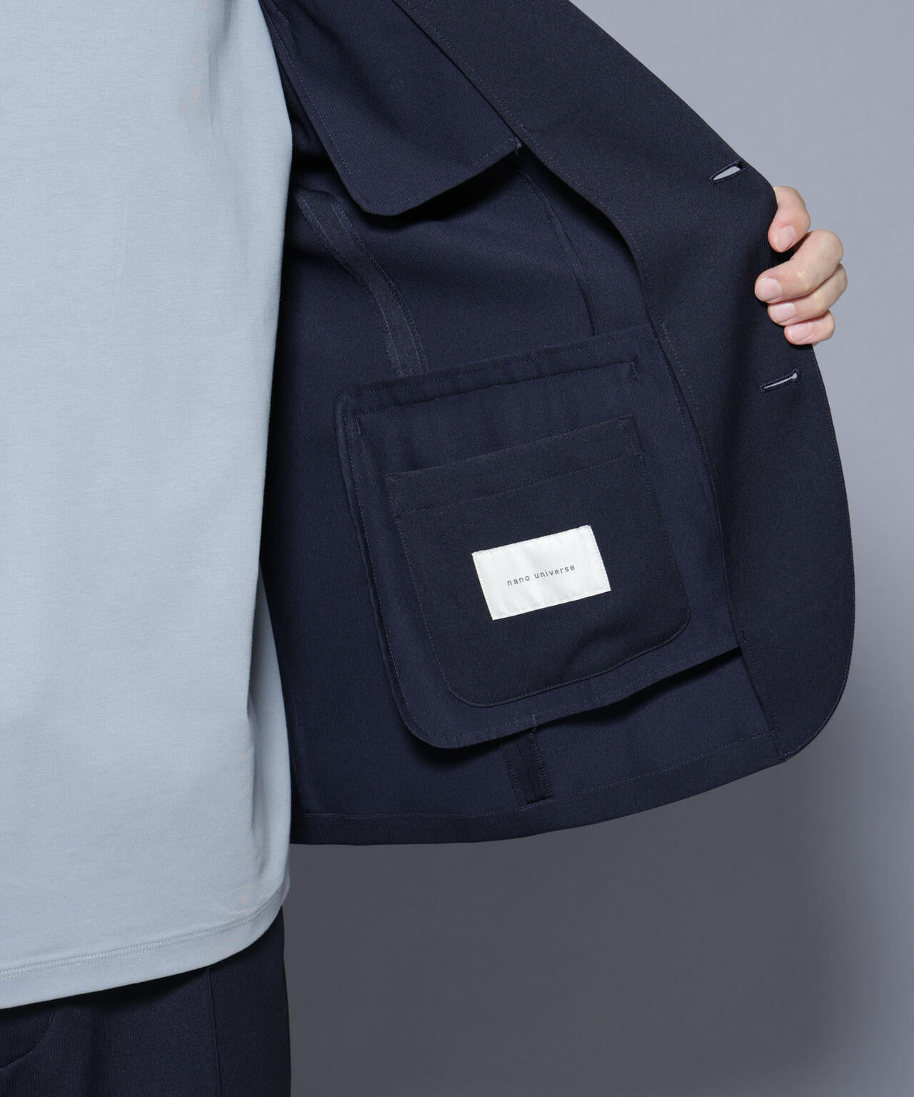N JACKET BASIC」シャドーストライプジャケット(セットアップ可