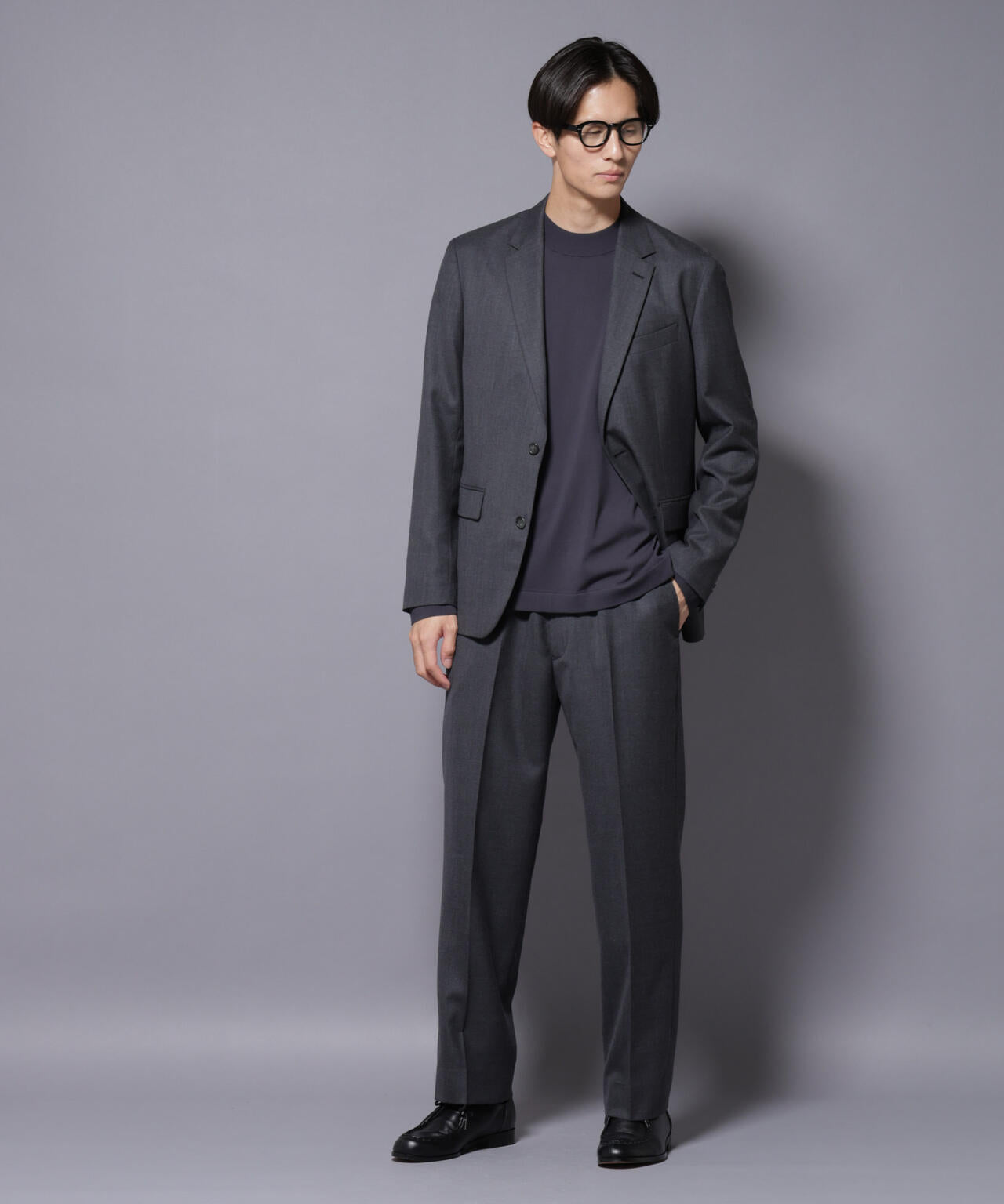 「N JACKET PREMIUM」RENU(R) ウール混洗えるサキソニージャケット（セットアップ可）