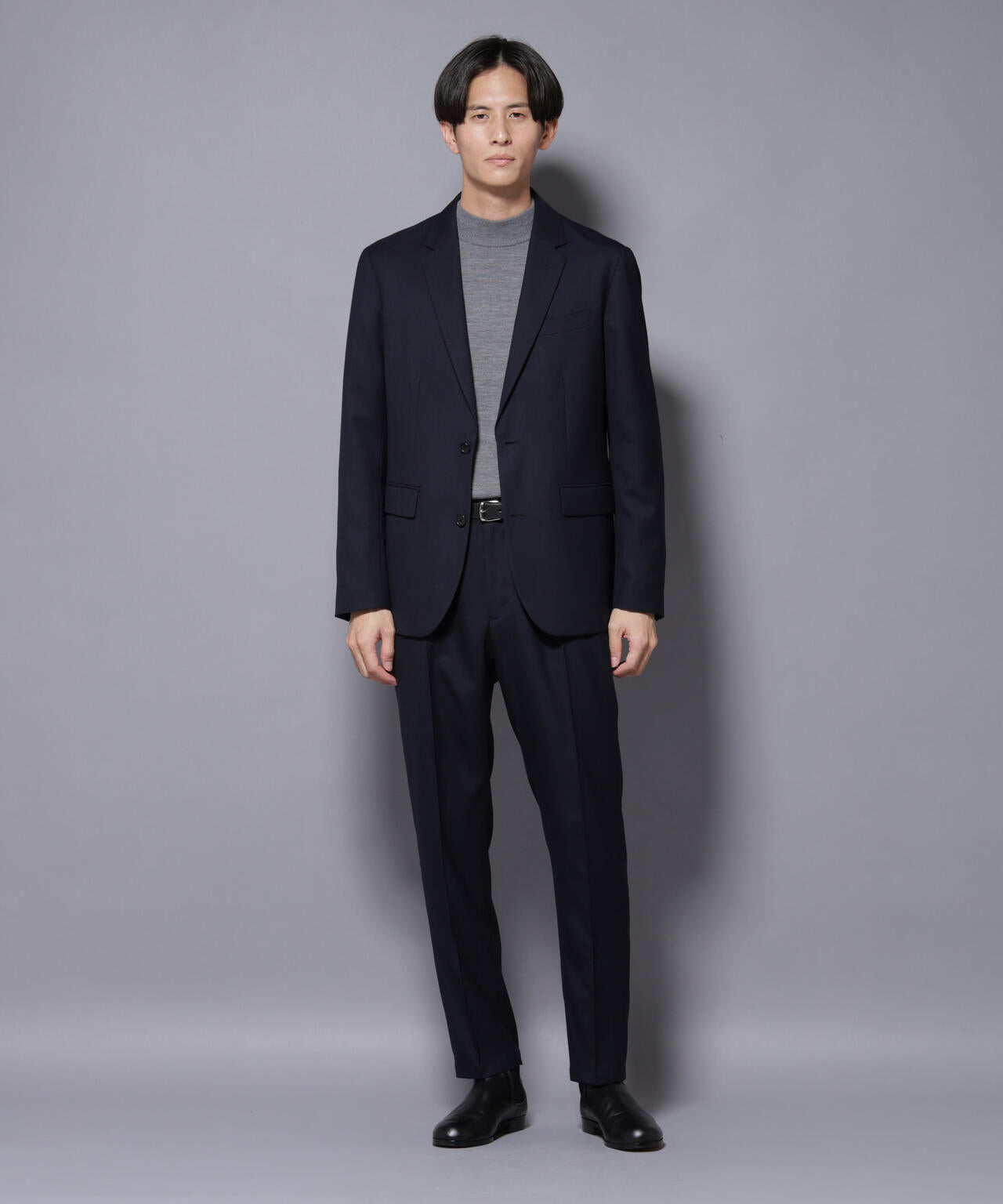 「N JACKET PREMIUM」RENU(R) ウール混洗えるサキソニージャケット（セットアップ可）